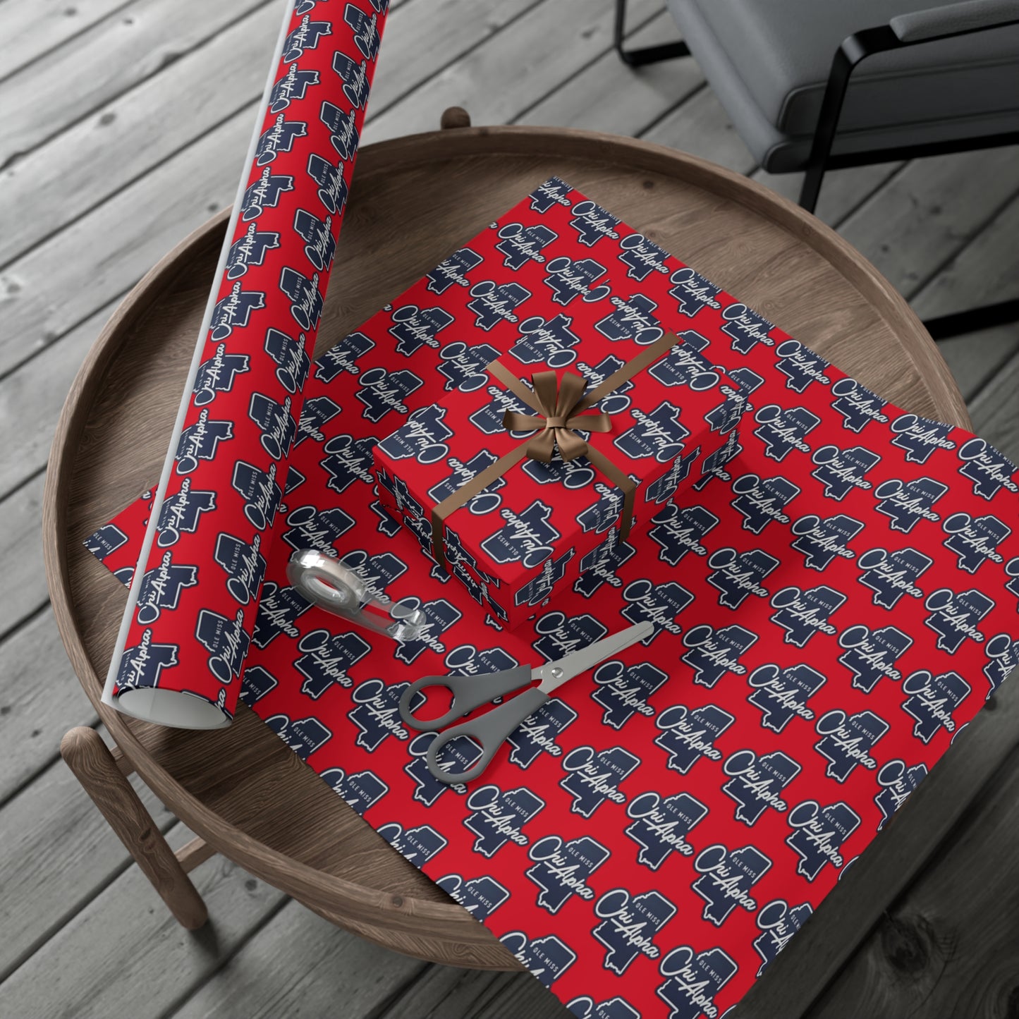 Ole Miss Chi Alpha Gift Wrap Papers