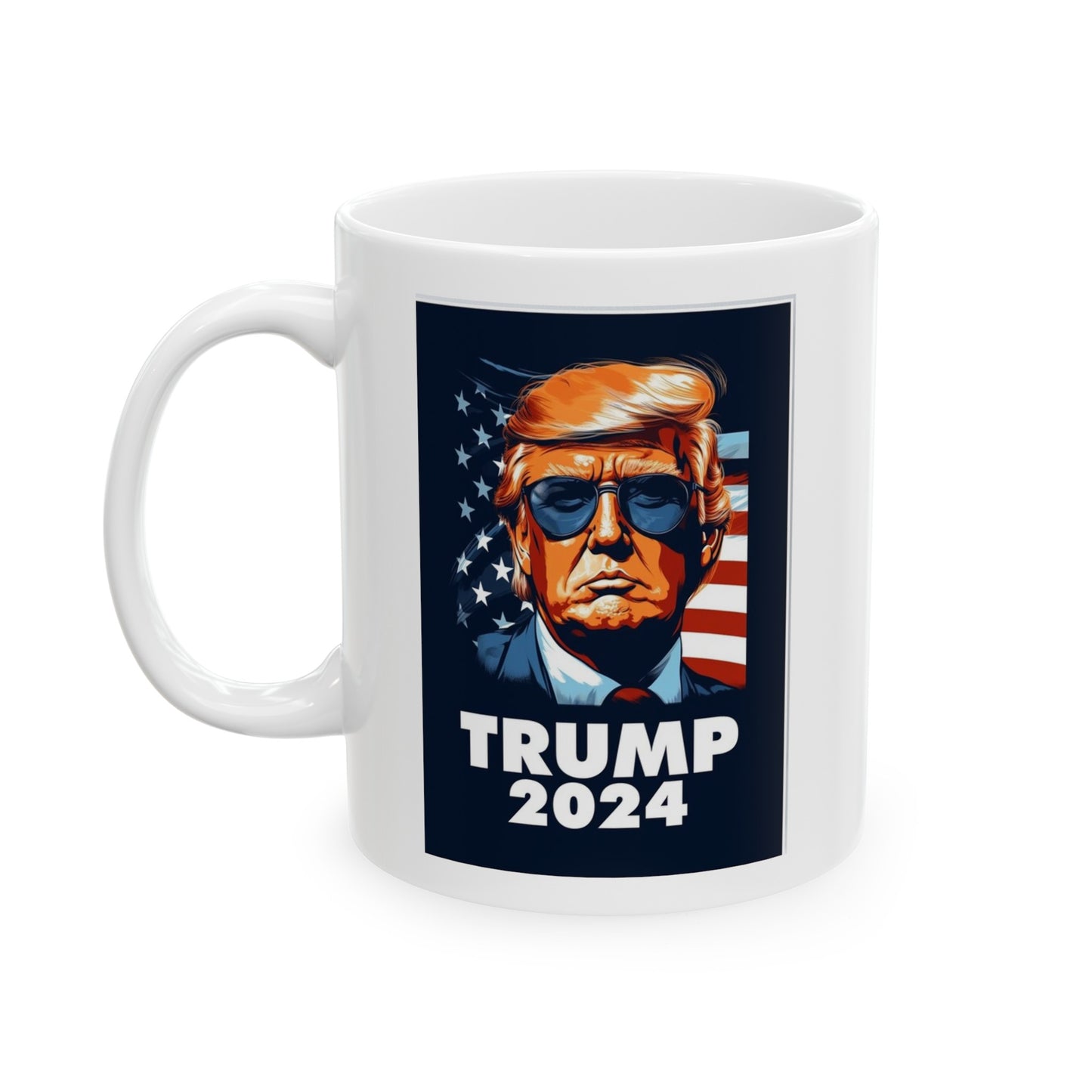 Trump 2024 Ceramic Mug, (11oz, 15oz)