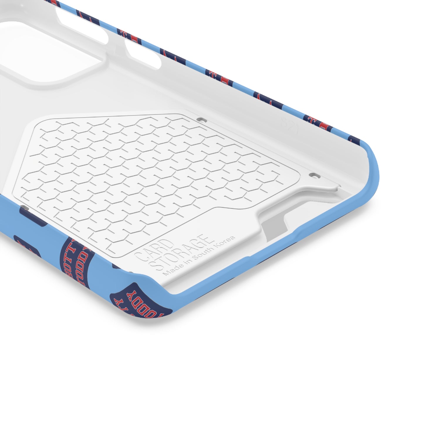 iPhone and Samsung Hotty Toddy (BLUE) Phone Case With Card Holder