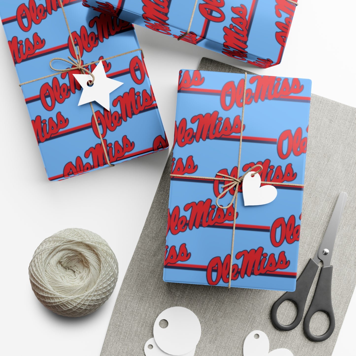 Ole Miss Gift Wrap Papers