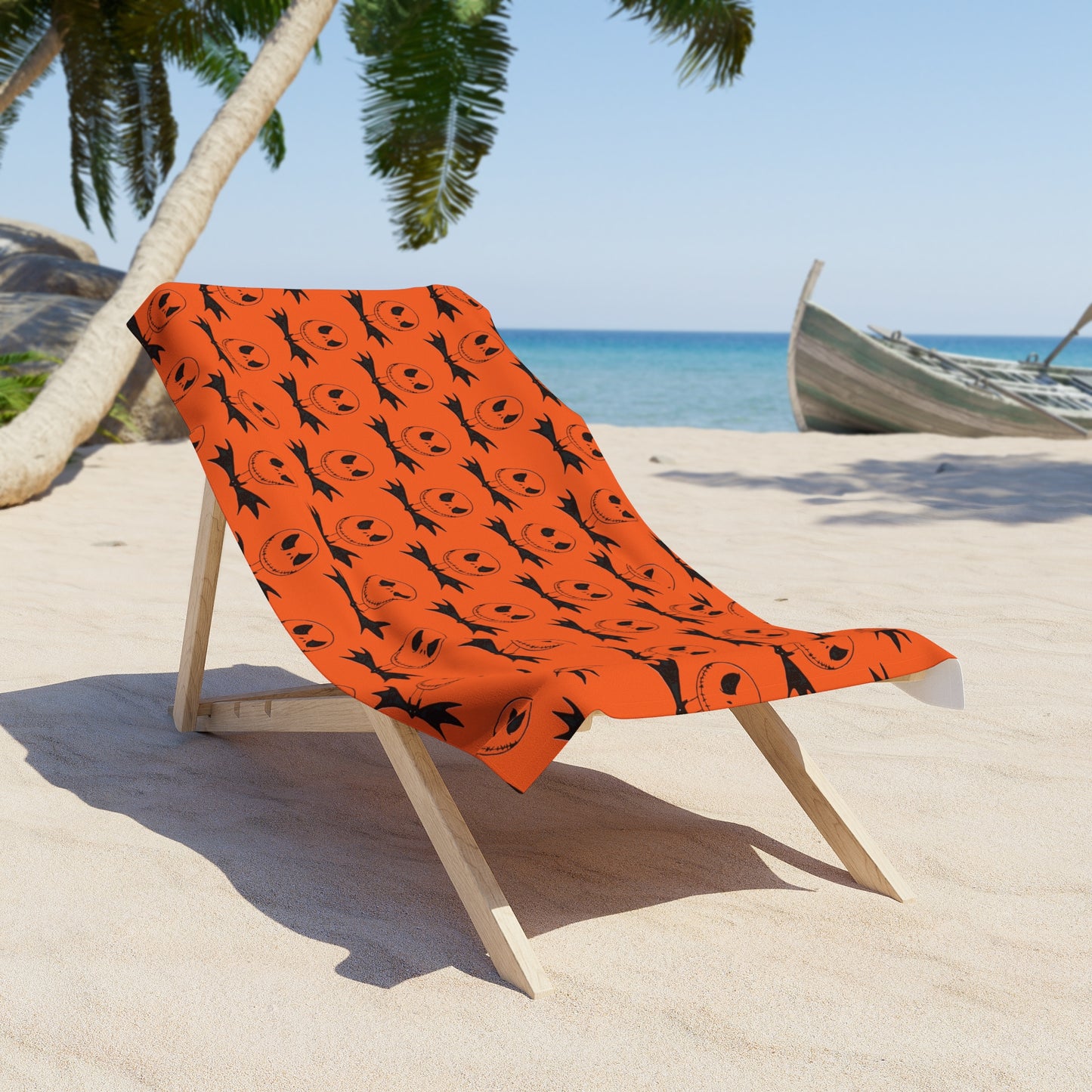 Jack Skellington Beach Towel