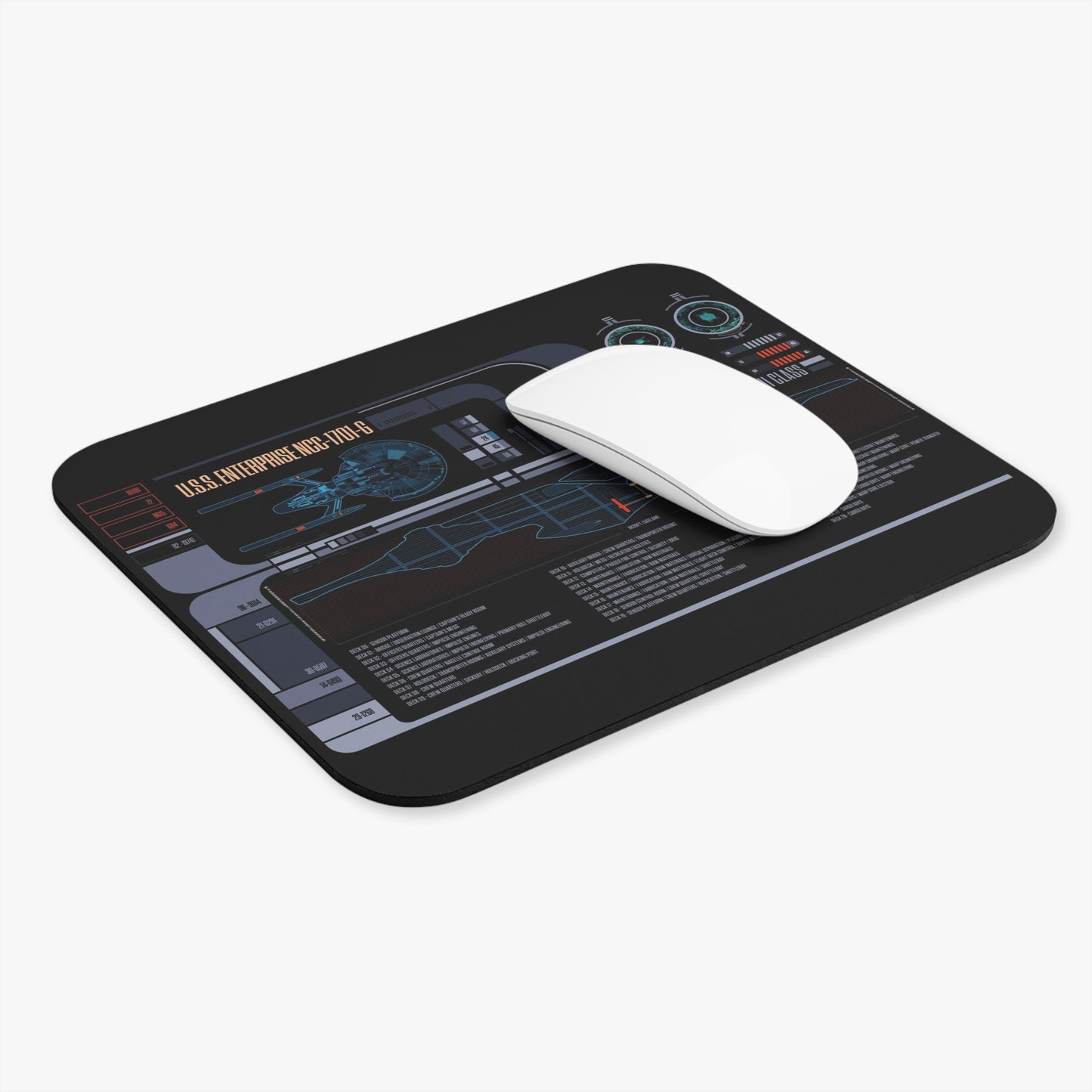 Enterprise G Mouse Pad (Rectangle)