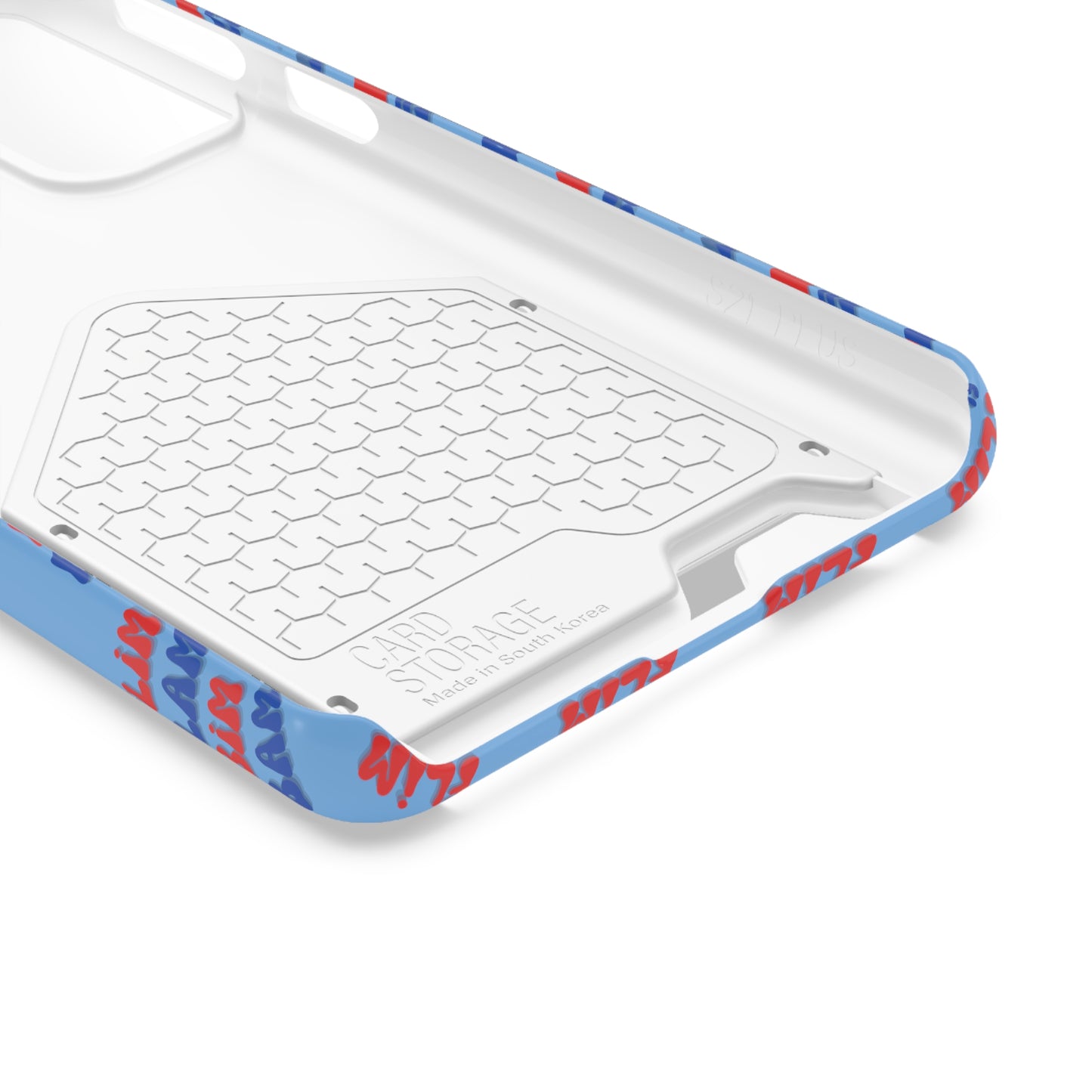 iPhone and Samsung Flim Flam Bim Bam (BLUE) Phone Case With Card Holder