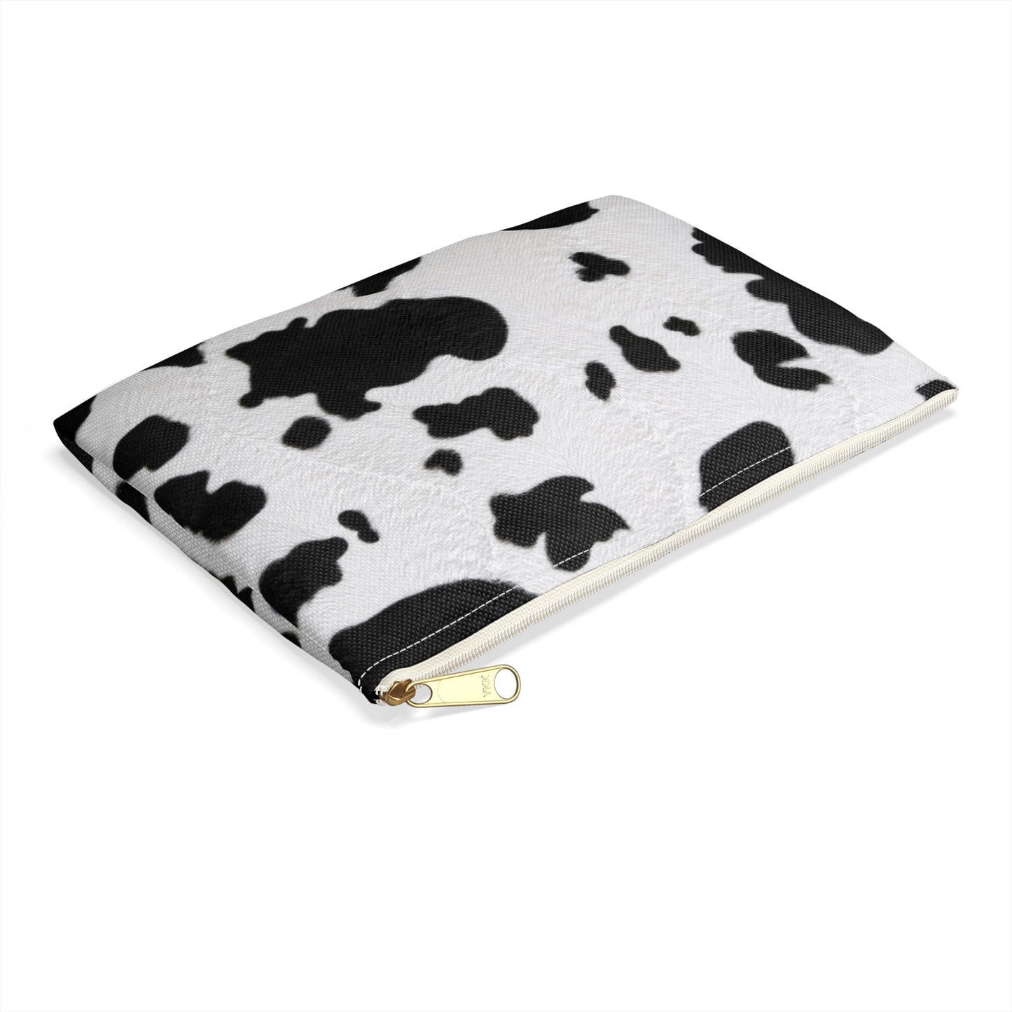 Cow Print Accessory Pouch