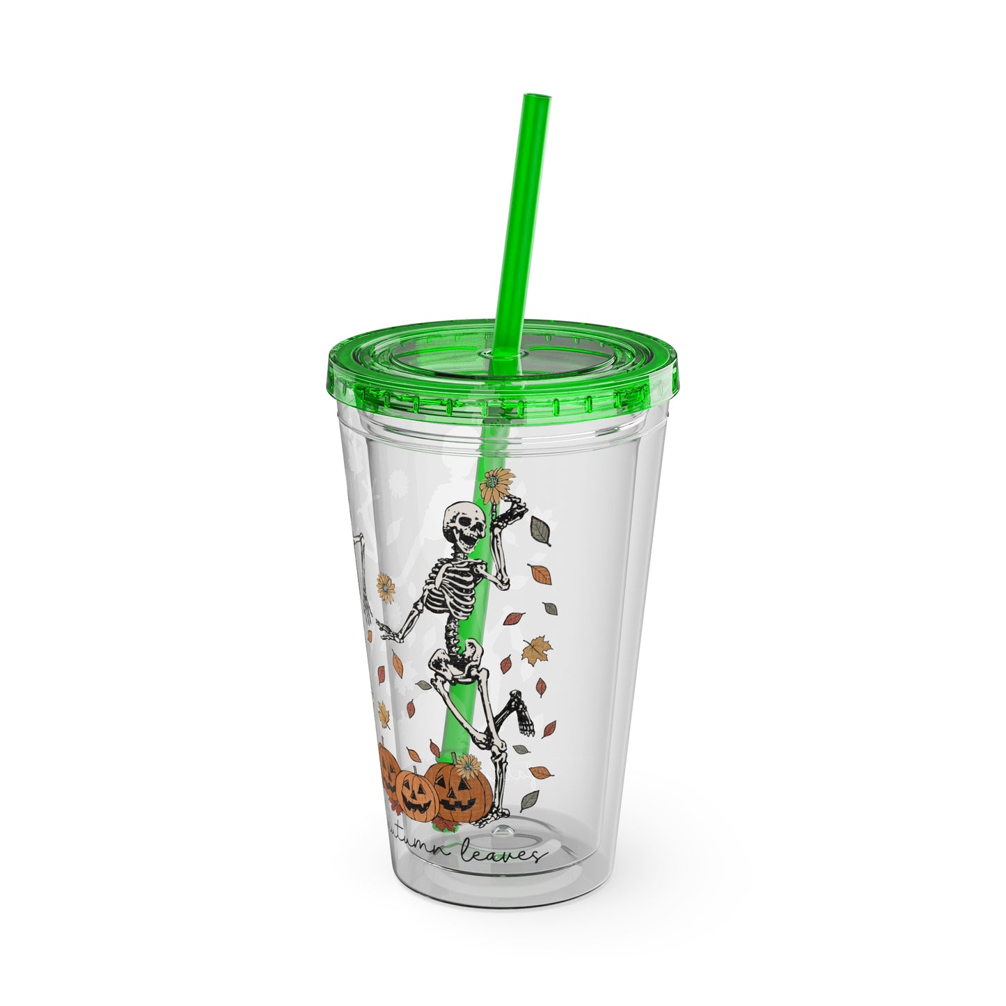 Halloween Sunsplash Tumbler with Straw, 16oz