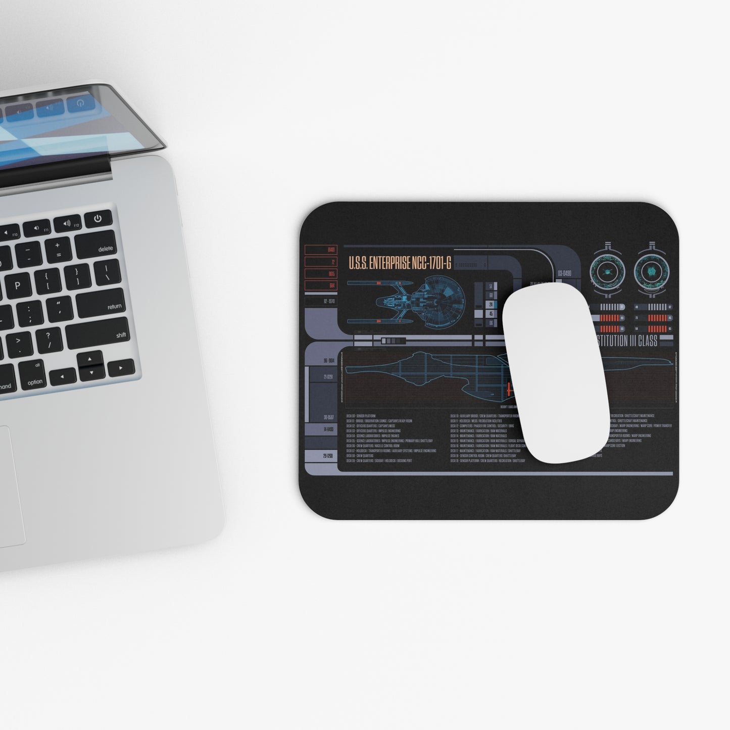 Enterprise G Mouse Pad (Rectangle)