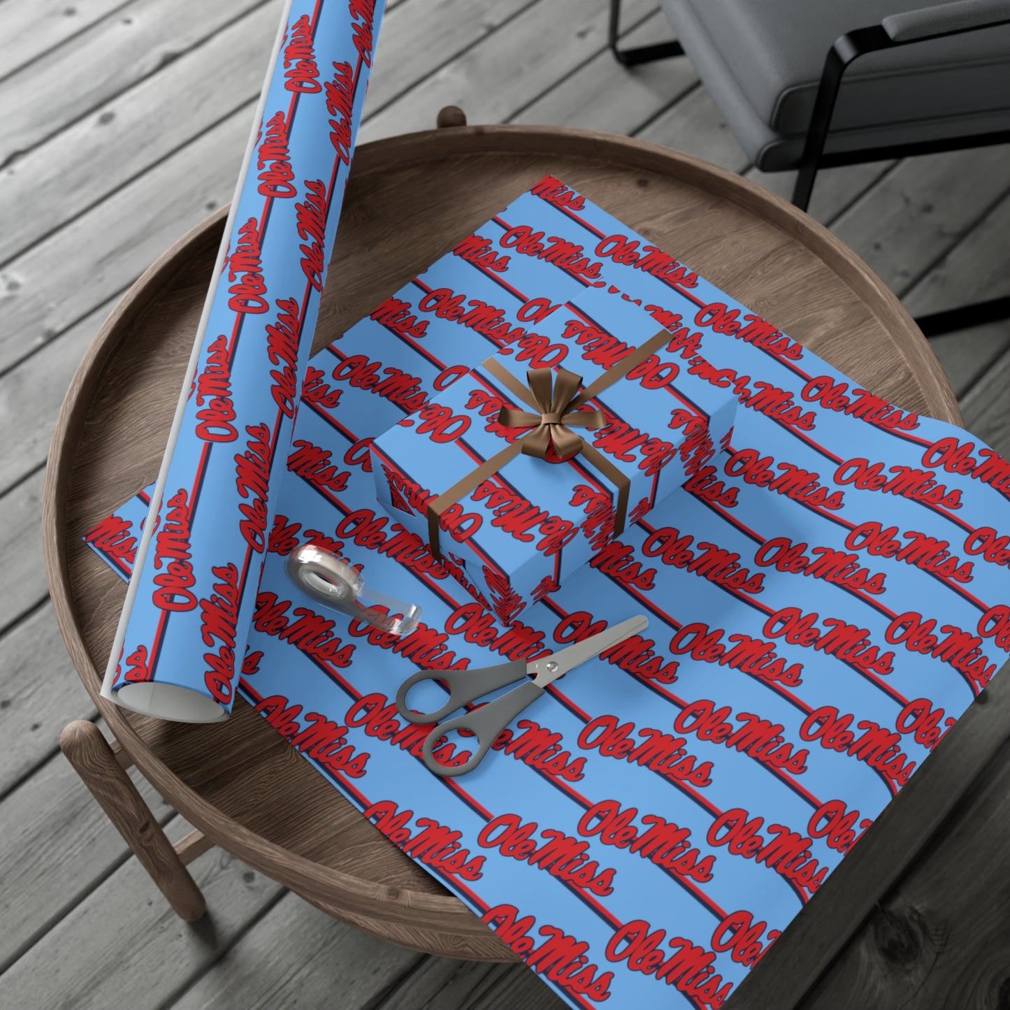 Ole Miss Gift Wrap Papers