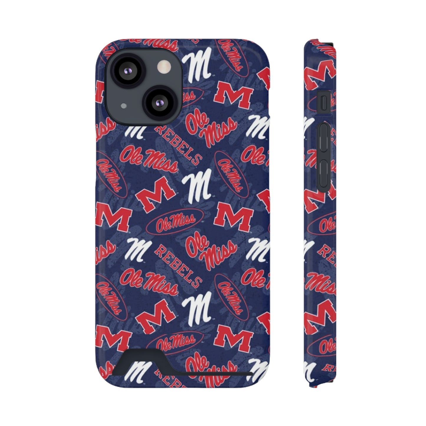 Ole Miss Phone Case With Card Holder