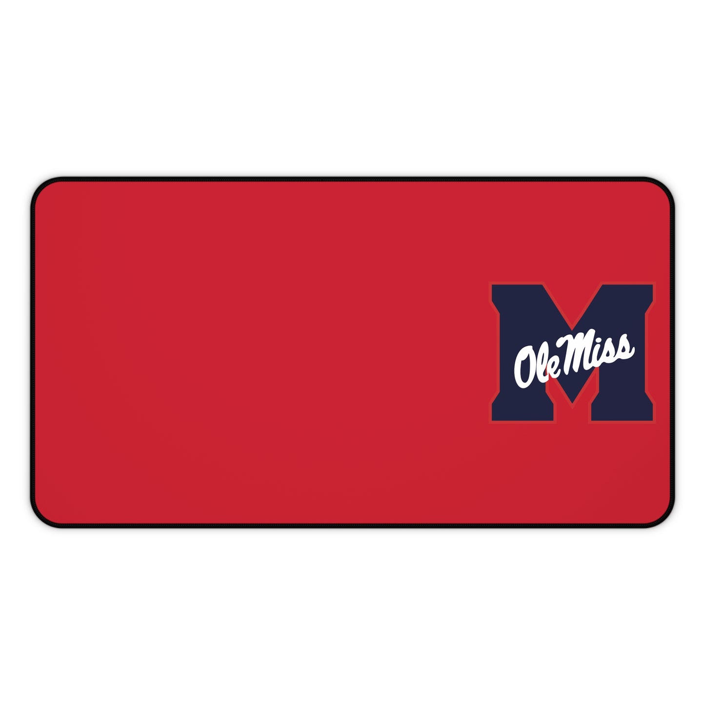 Red M Ole. Miss Desk Mat