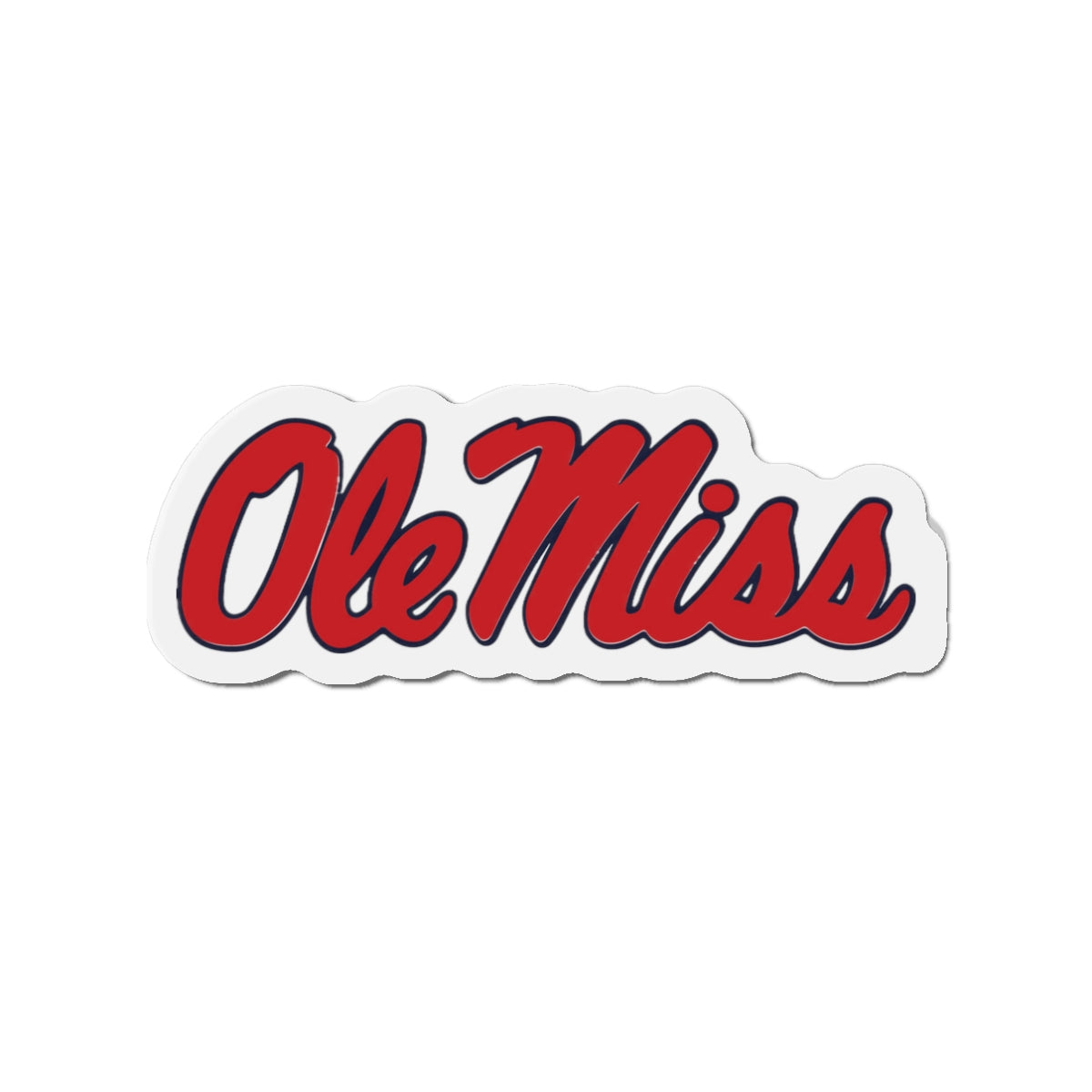 Ole Miss Die-Cut Magnets