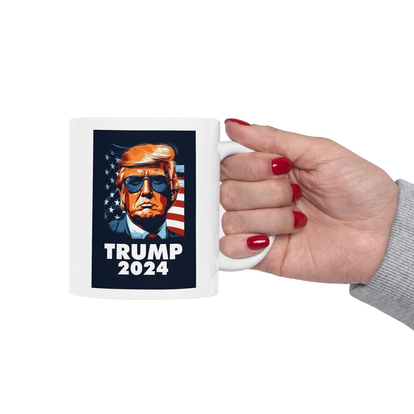 Trump 2024 Ceramic Mug, (11oz, 15oz)