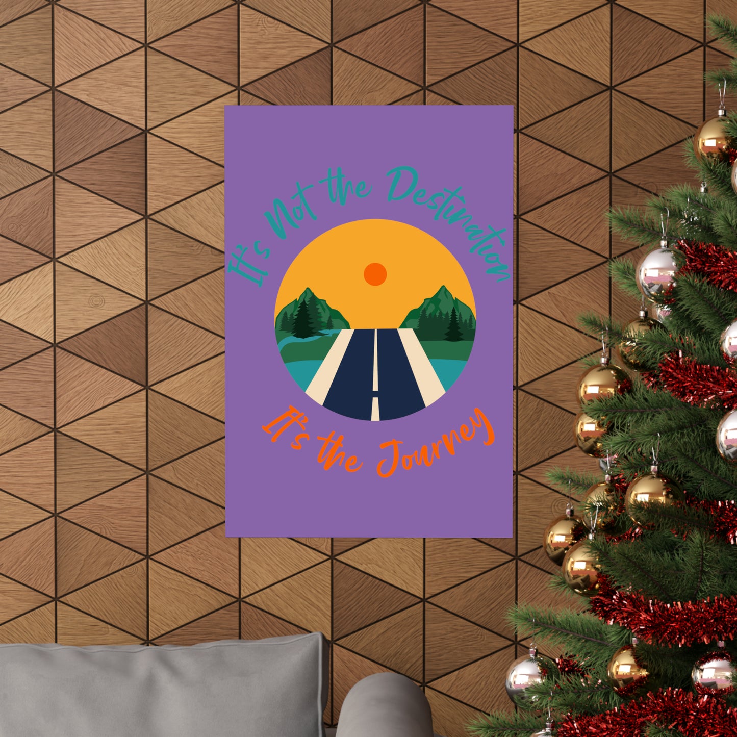 It's not the destination  It's the journey Matte Vertical Posters