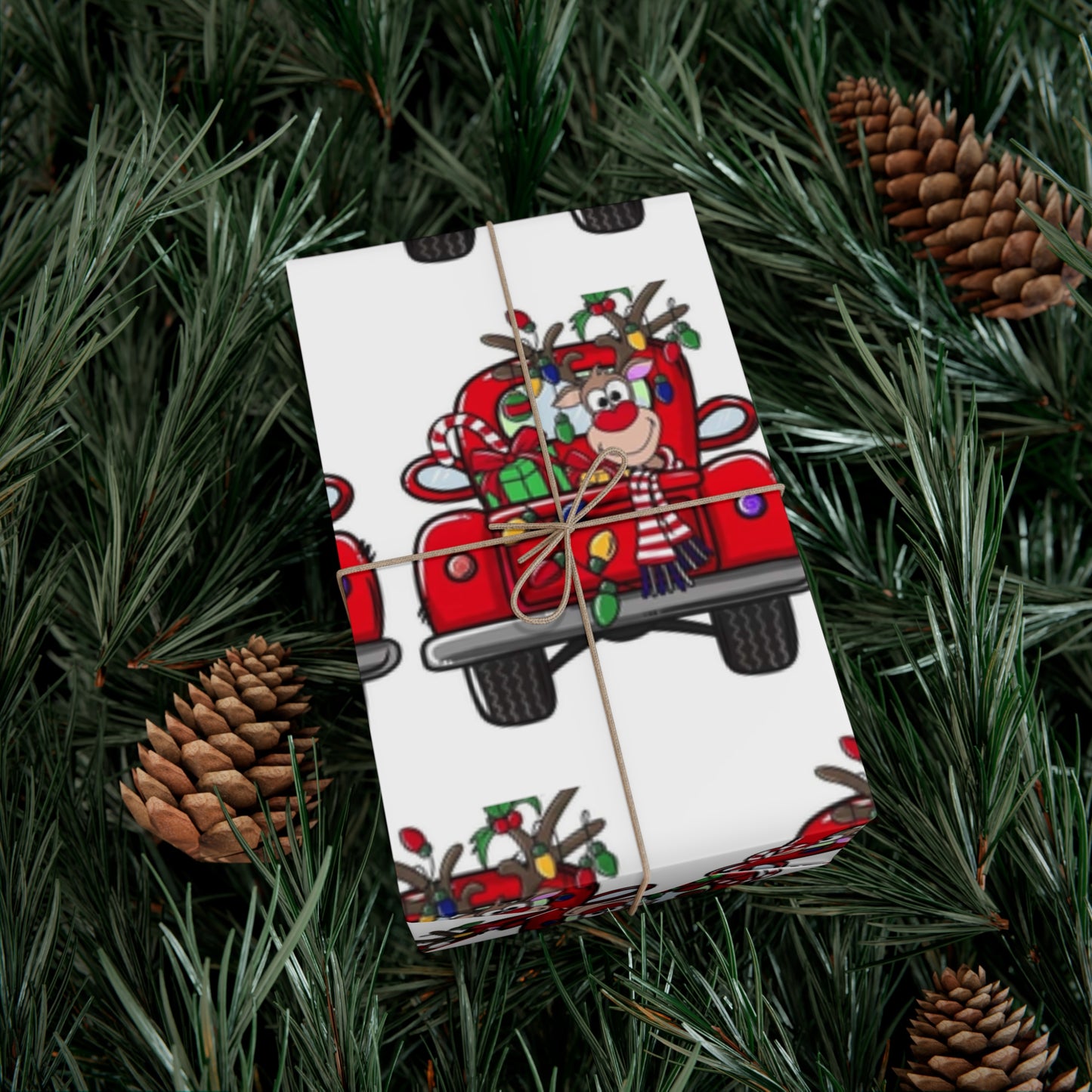 Reindeer Gift Wrap Papers