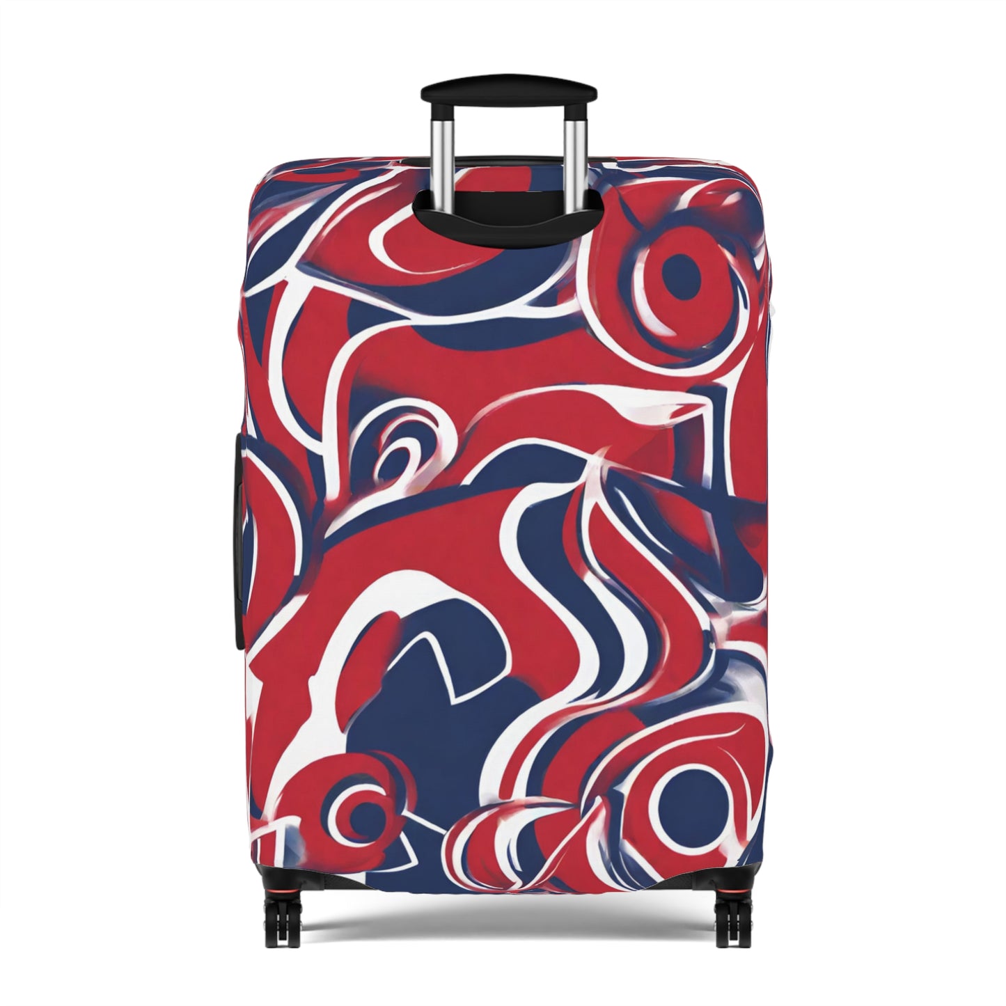 Red, White & Blue Abstract Suitcase/Luggage