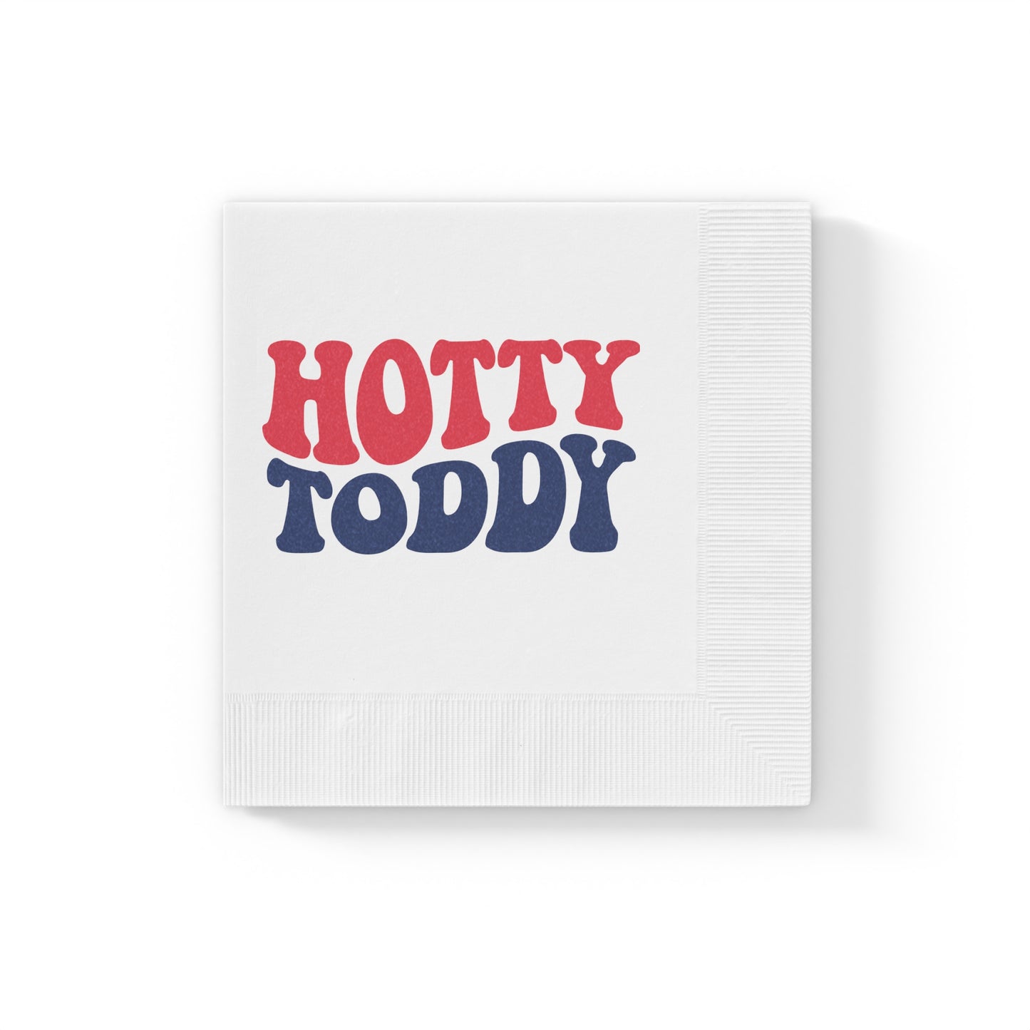 Hotty Toddy White Coined Napkins