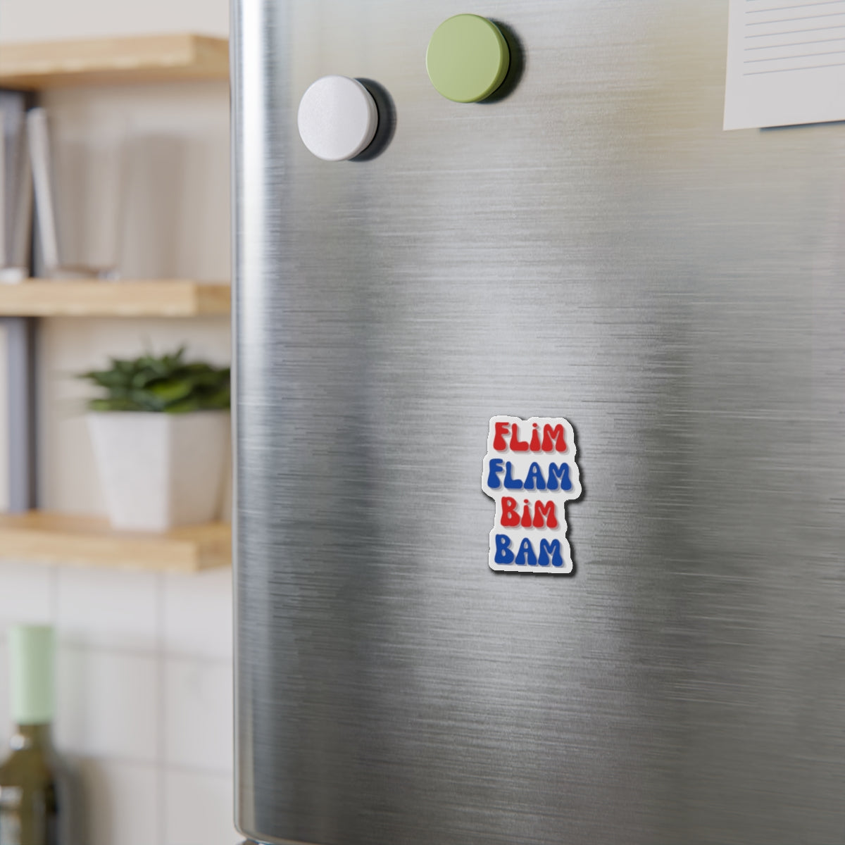 Flim Flam Bim Bam Die-Cut Magnets