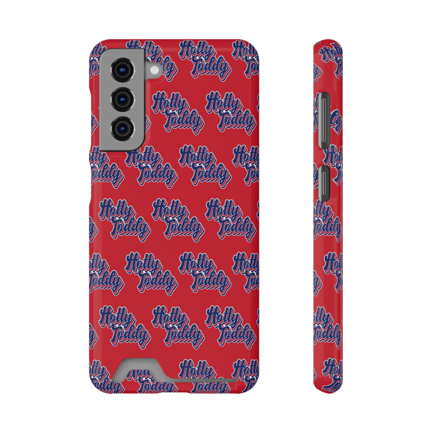 iPhone and Samsung Hotty Toddy (RED) Phone Case With Card Holder