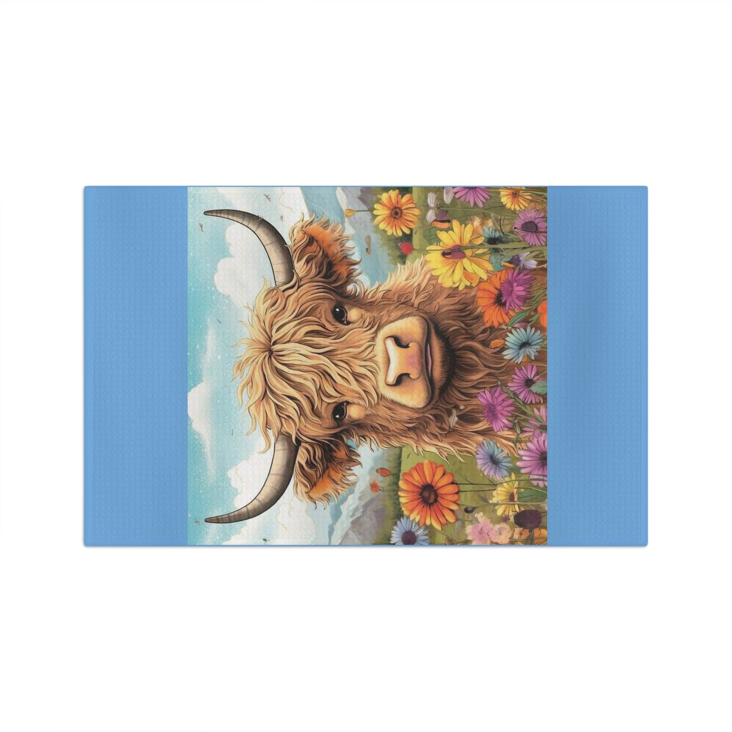 Highland Cow Soft Tea Towel