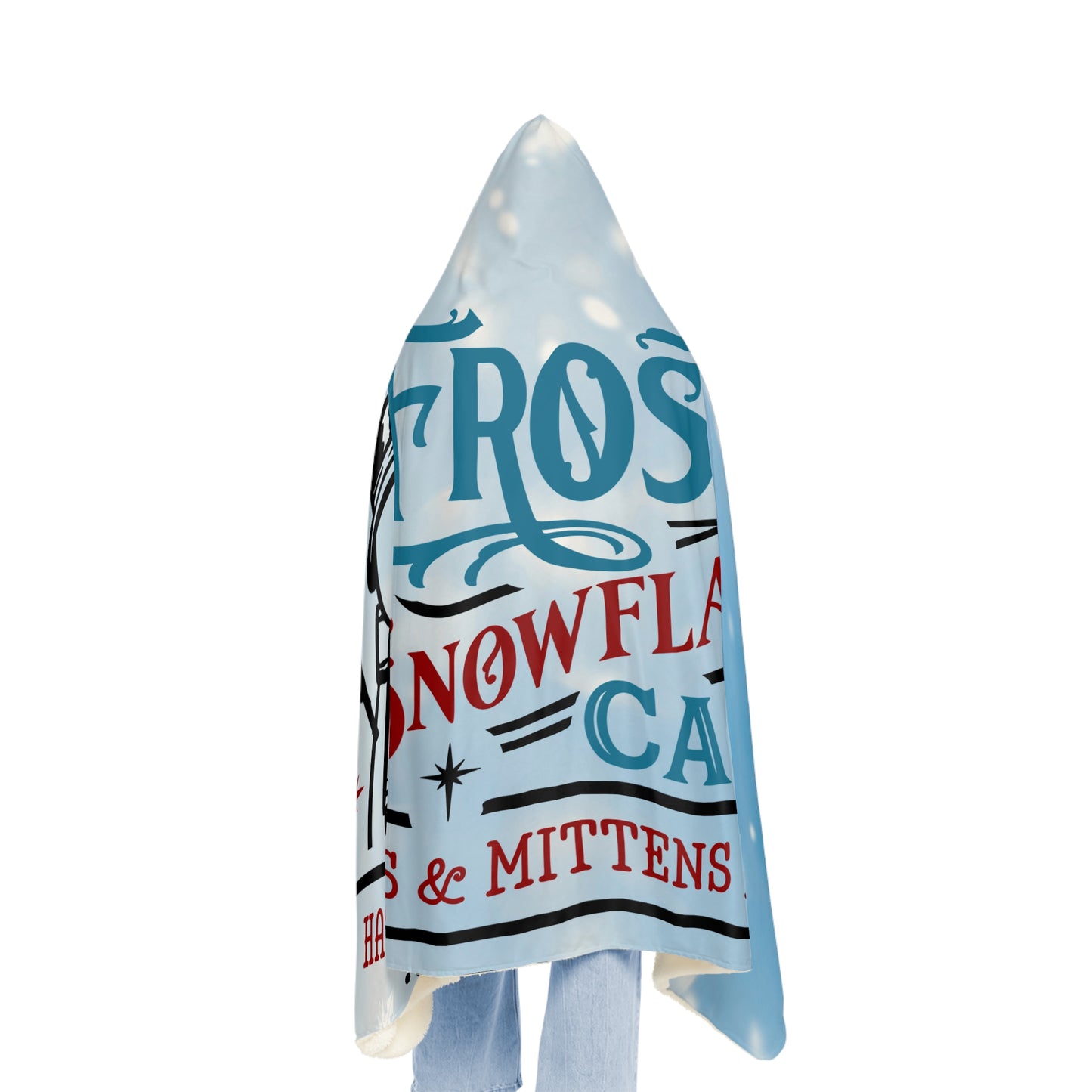 Frosty's Snowflake Cafe Snuggle Blanket