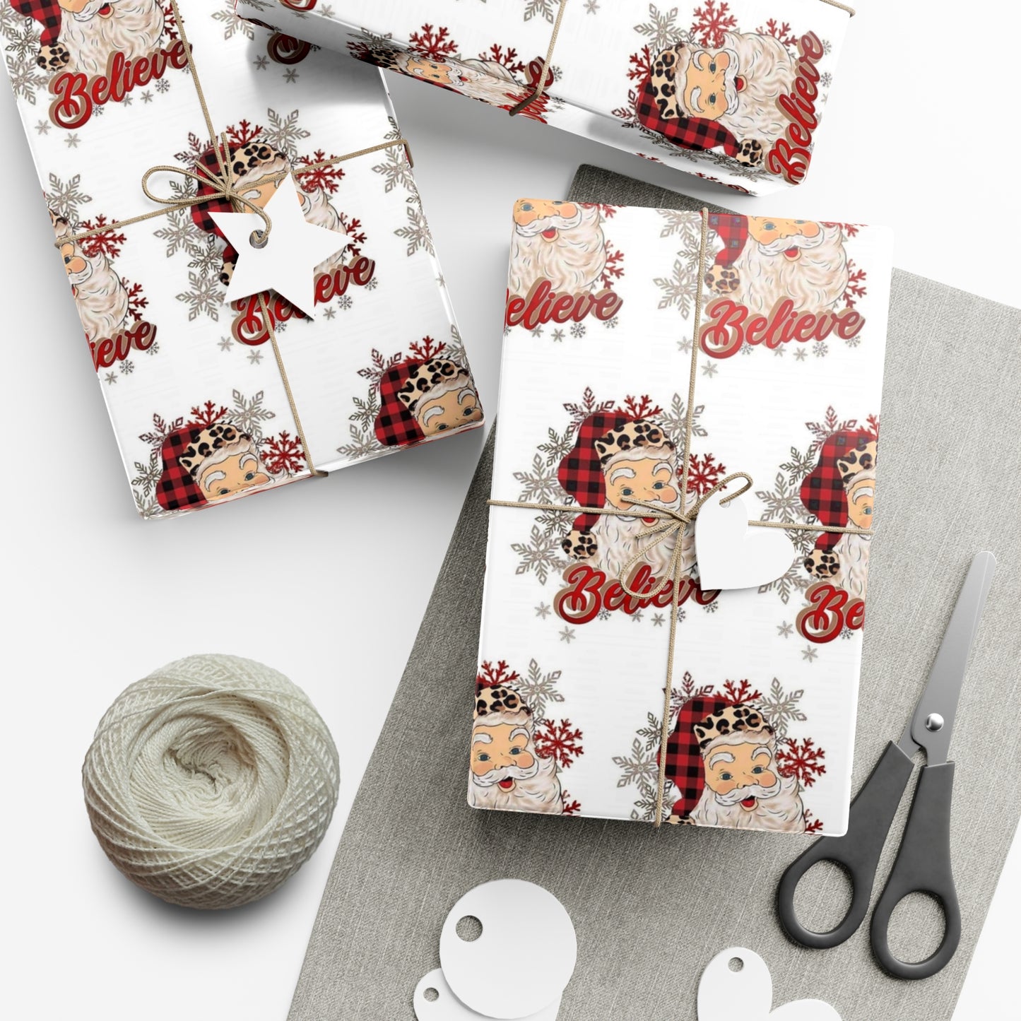 Santa Believe Gift Wrap Papers