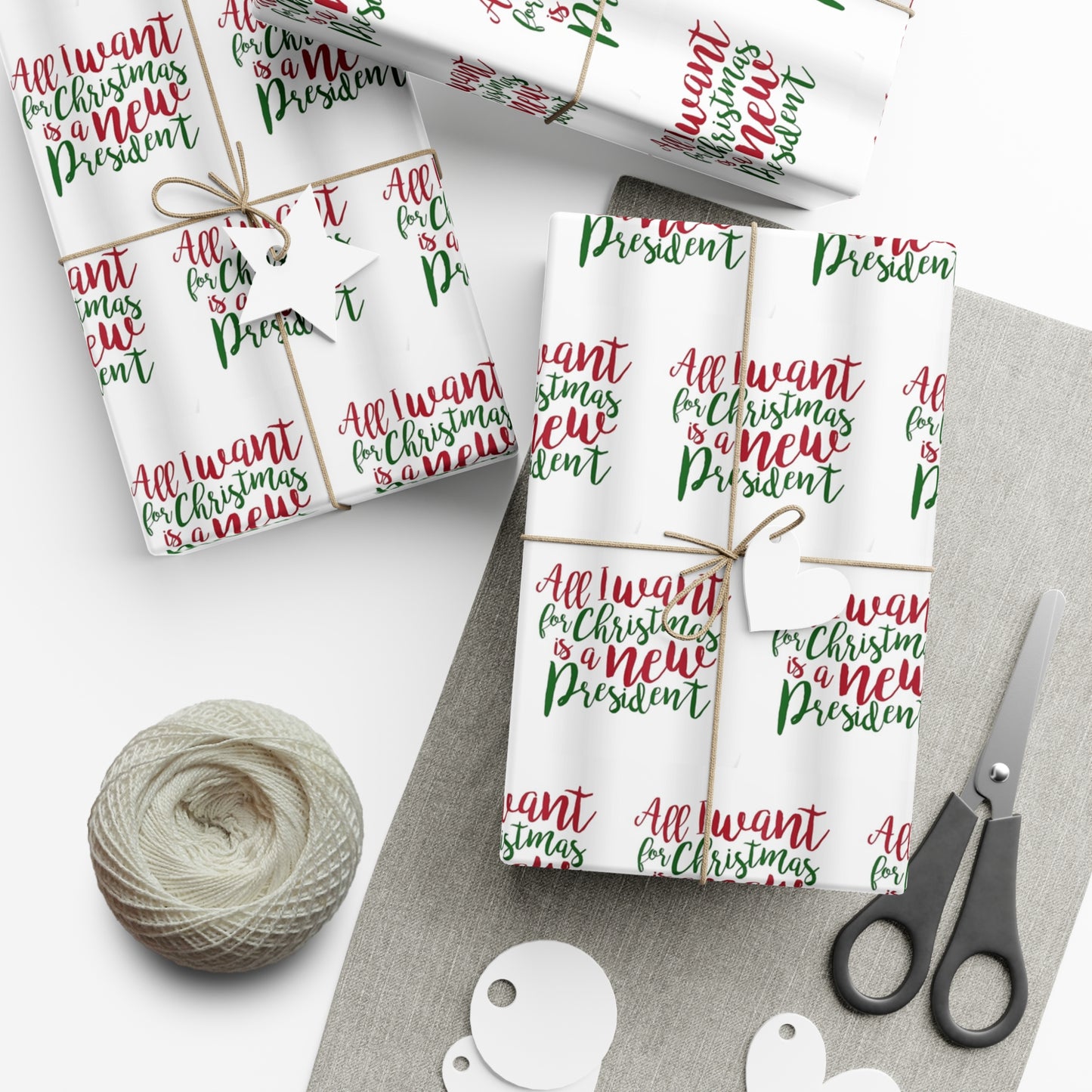 New President Gift Wrap Papers