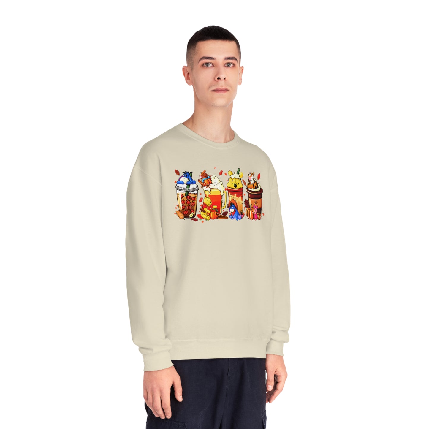 Pooh Bear Latte Unisex NuBlend® Crewneck Sweatshirt