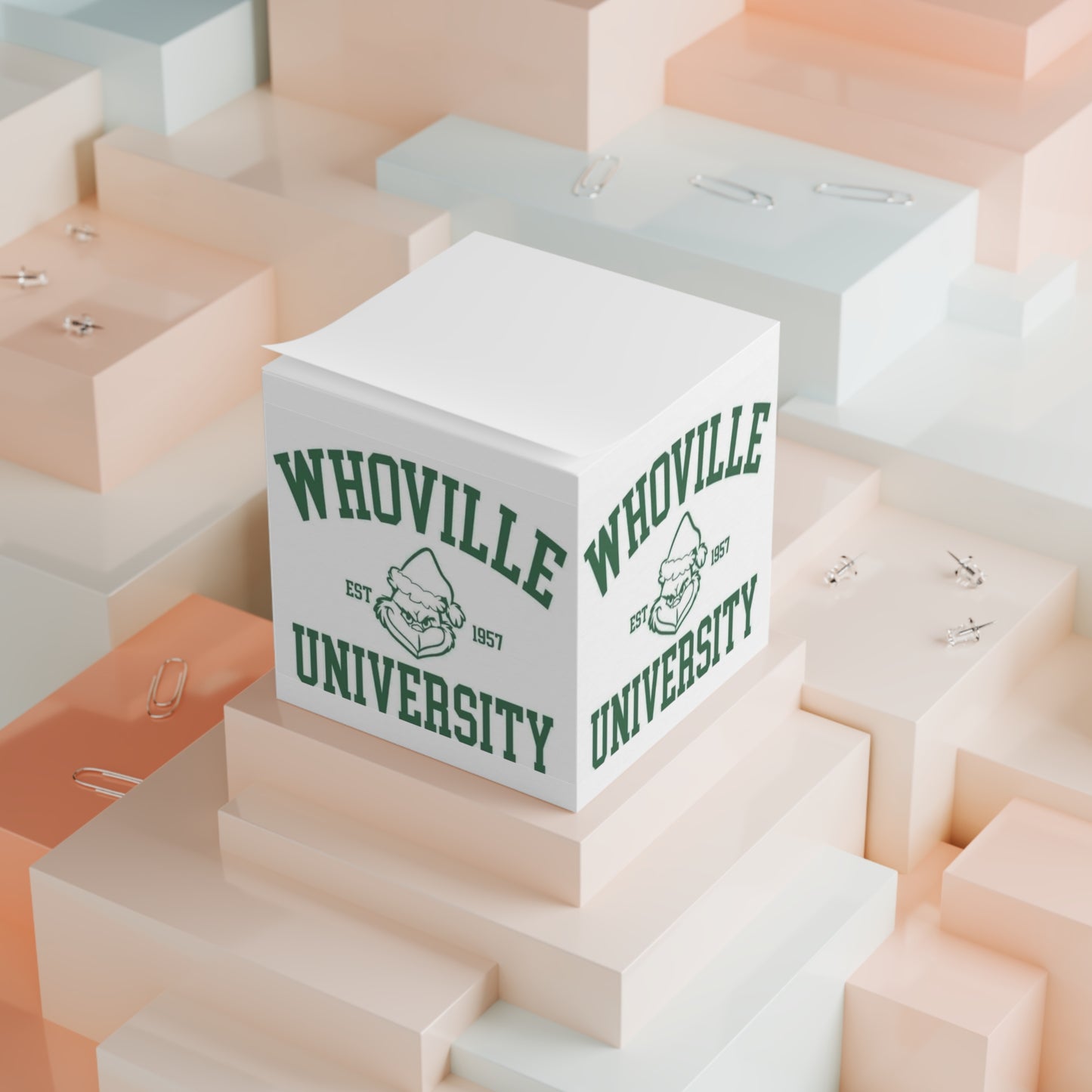 Whoville University Note Cube