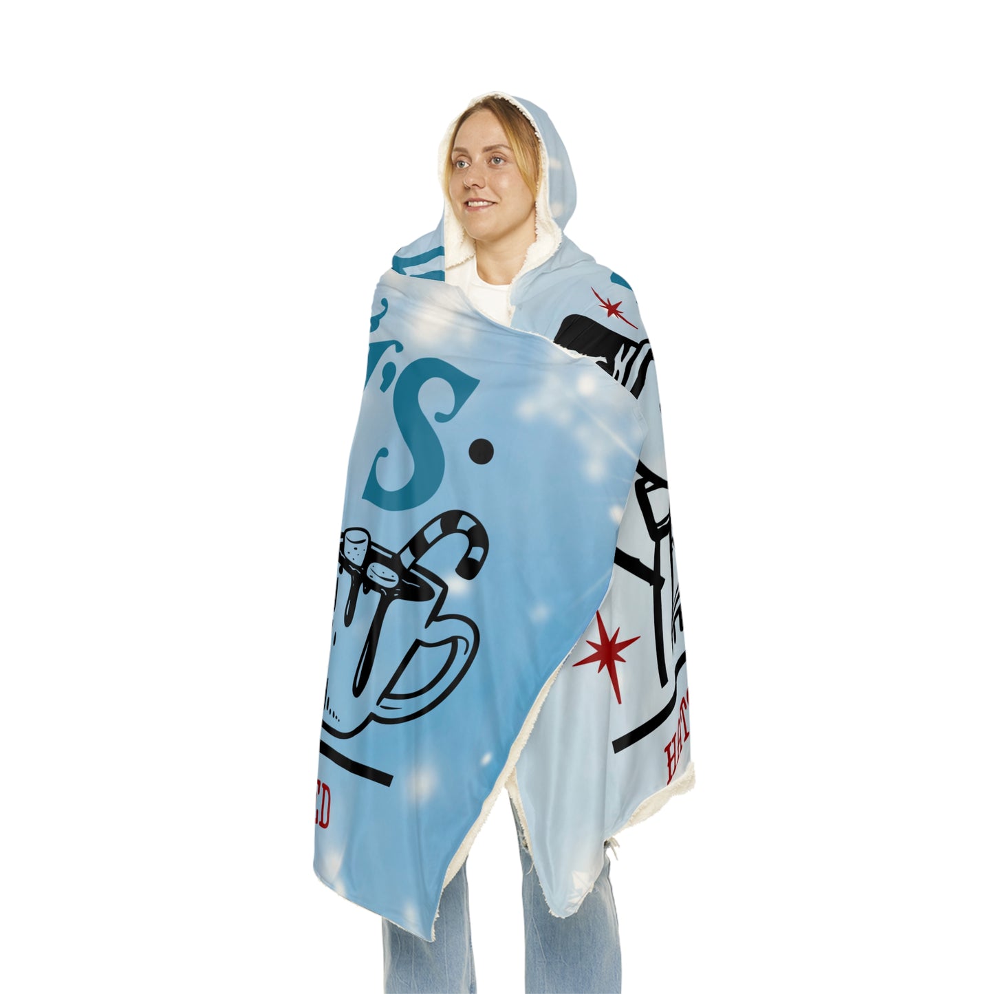 Frosty's Snowflake Cafe Snuggle Blanket