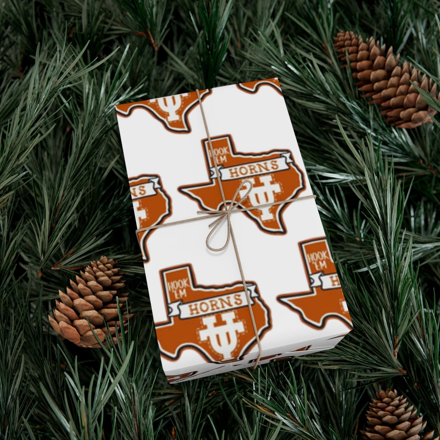 Hook em Horns UT Gift Wrap Papers