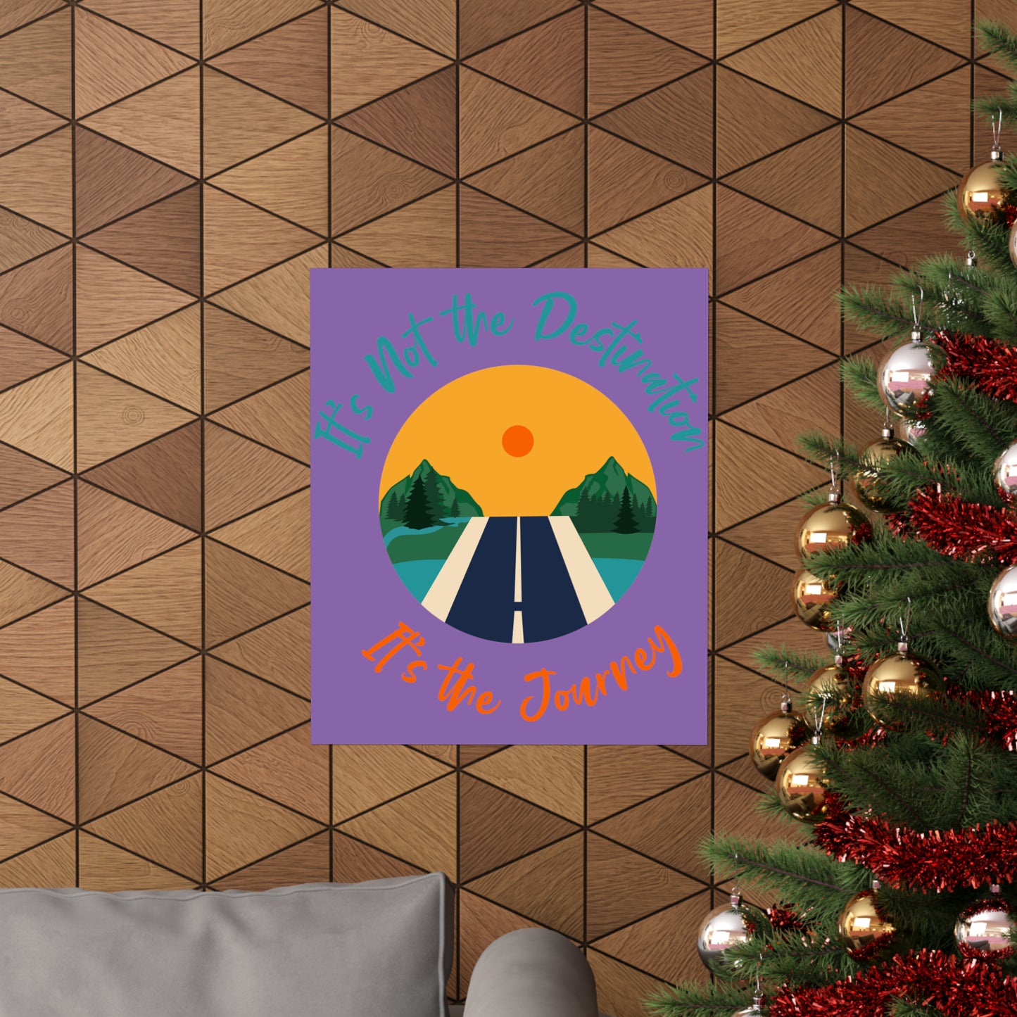 It's not the destination  It's the journey Matte Vertical Posters