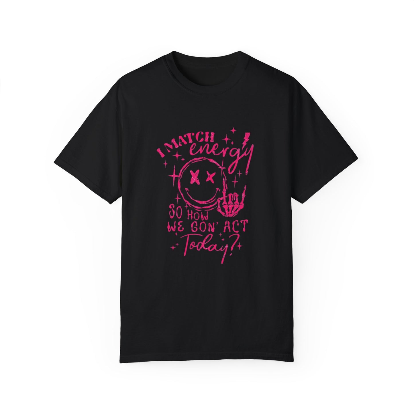 Match Energy Unisex Garment-Dyed T-shirt