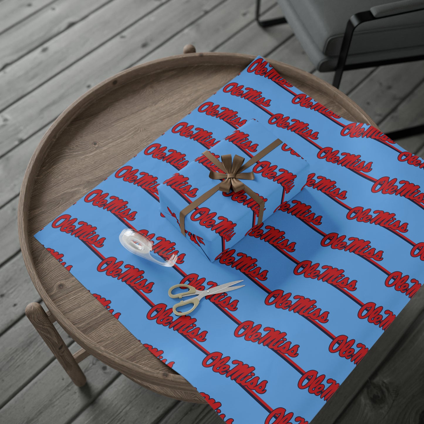 Ole Miss (Blue) Wrapping Paper