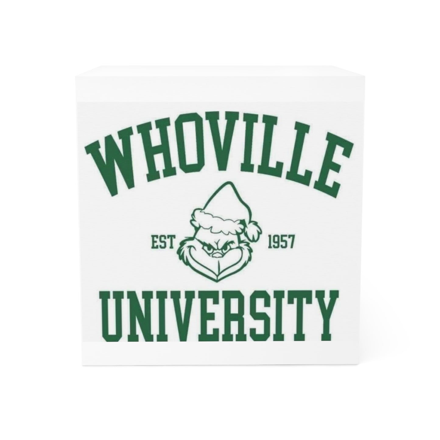 Whoville University Note Cube