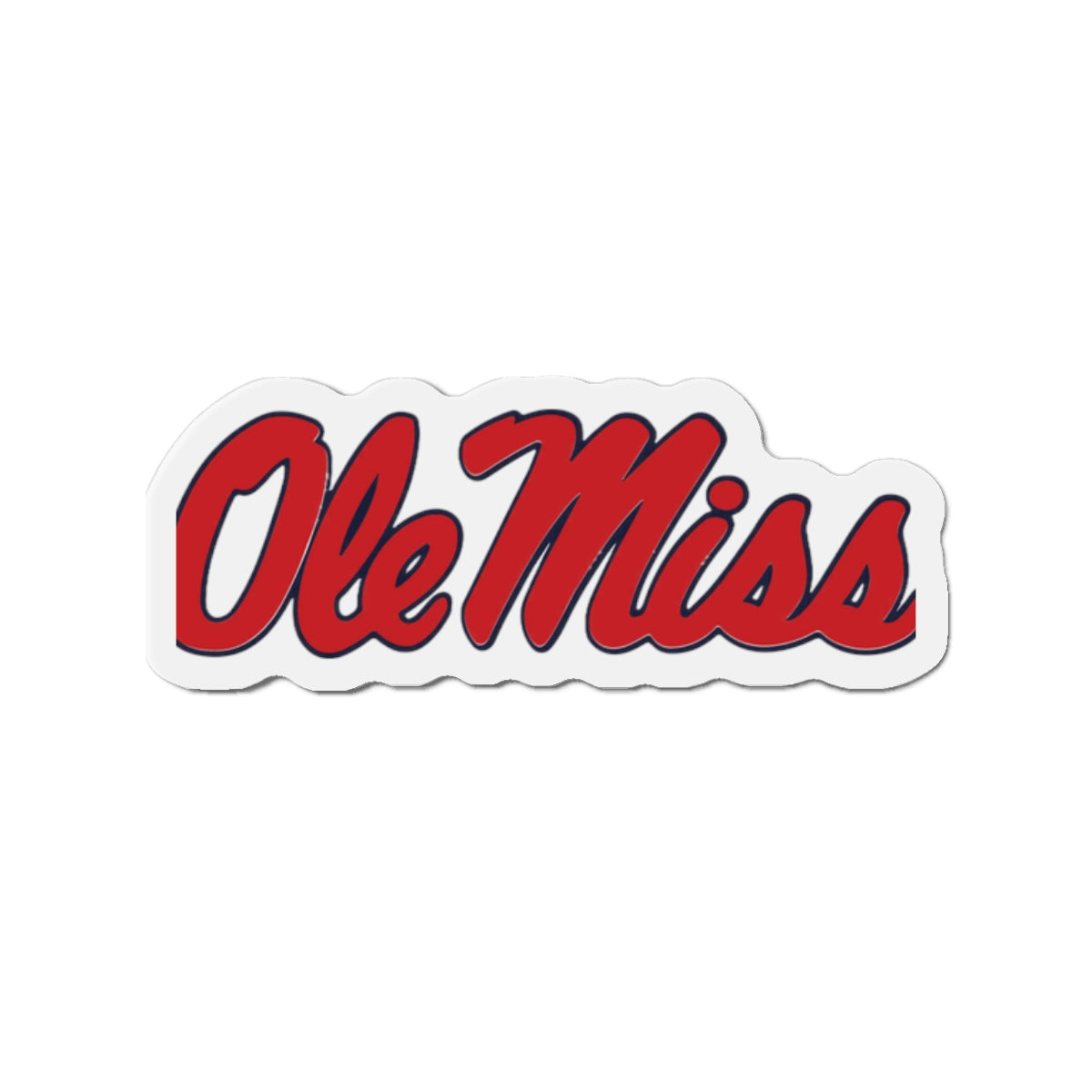 Ole Miss Die-Cut Magnets