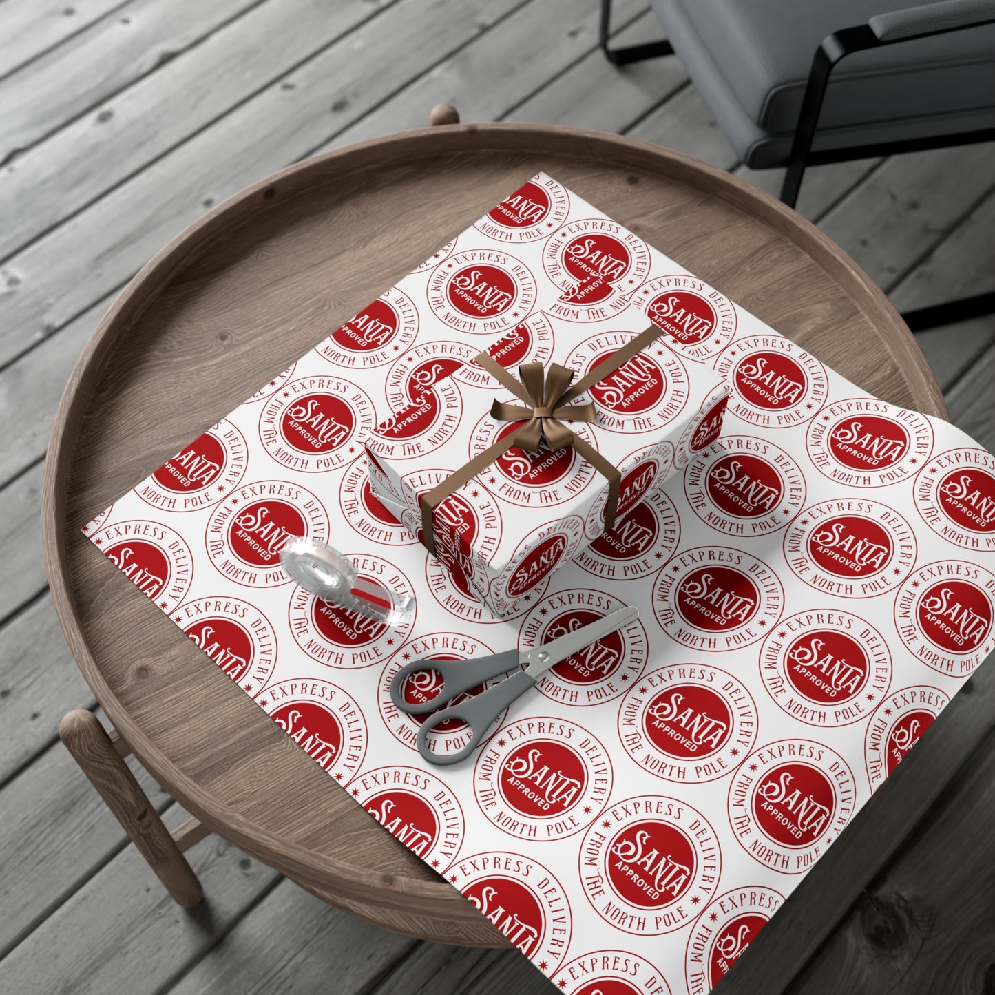 Santa Express Delivery Gift Wrap Papers