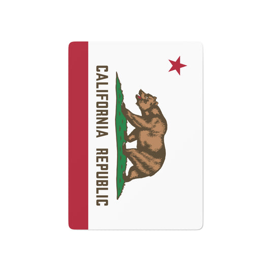 California State Flag Poker Cards