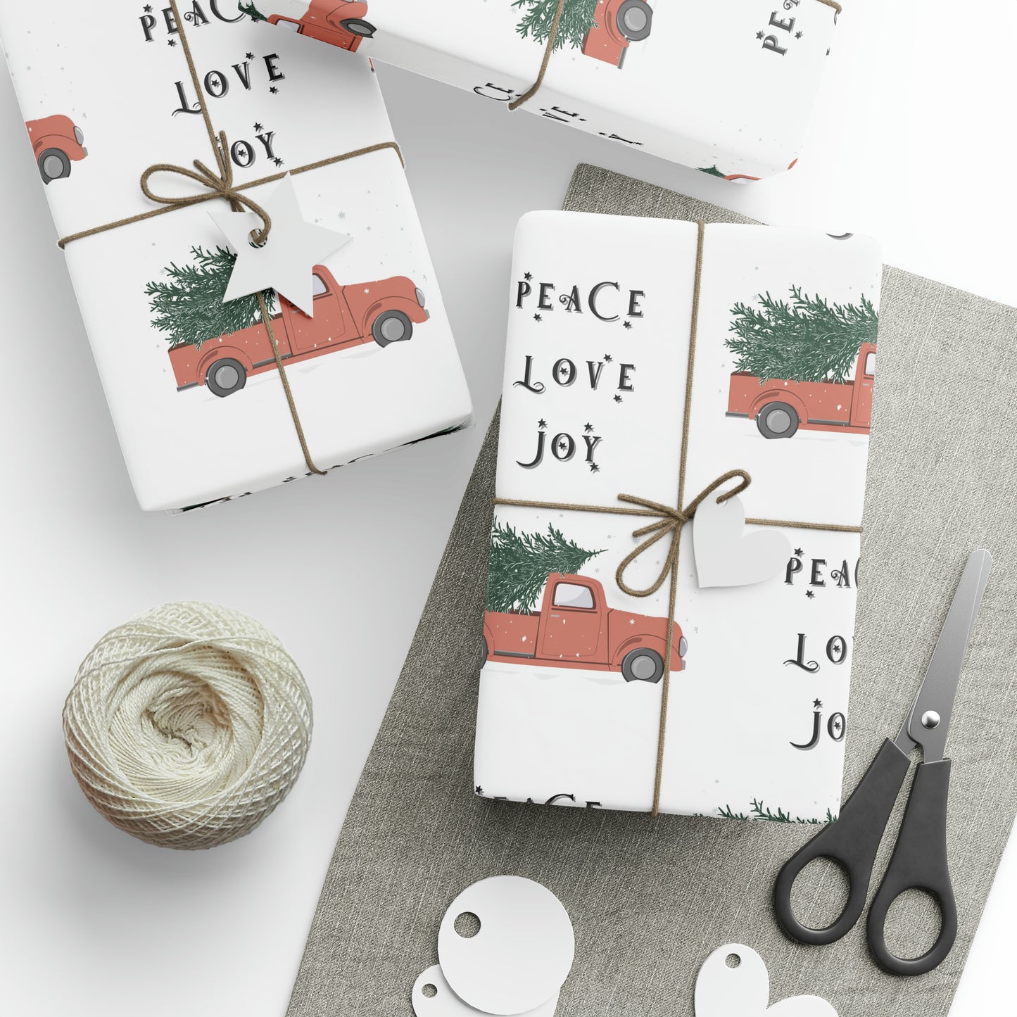Peace Love Joy Wrapping Paper