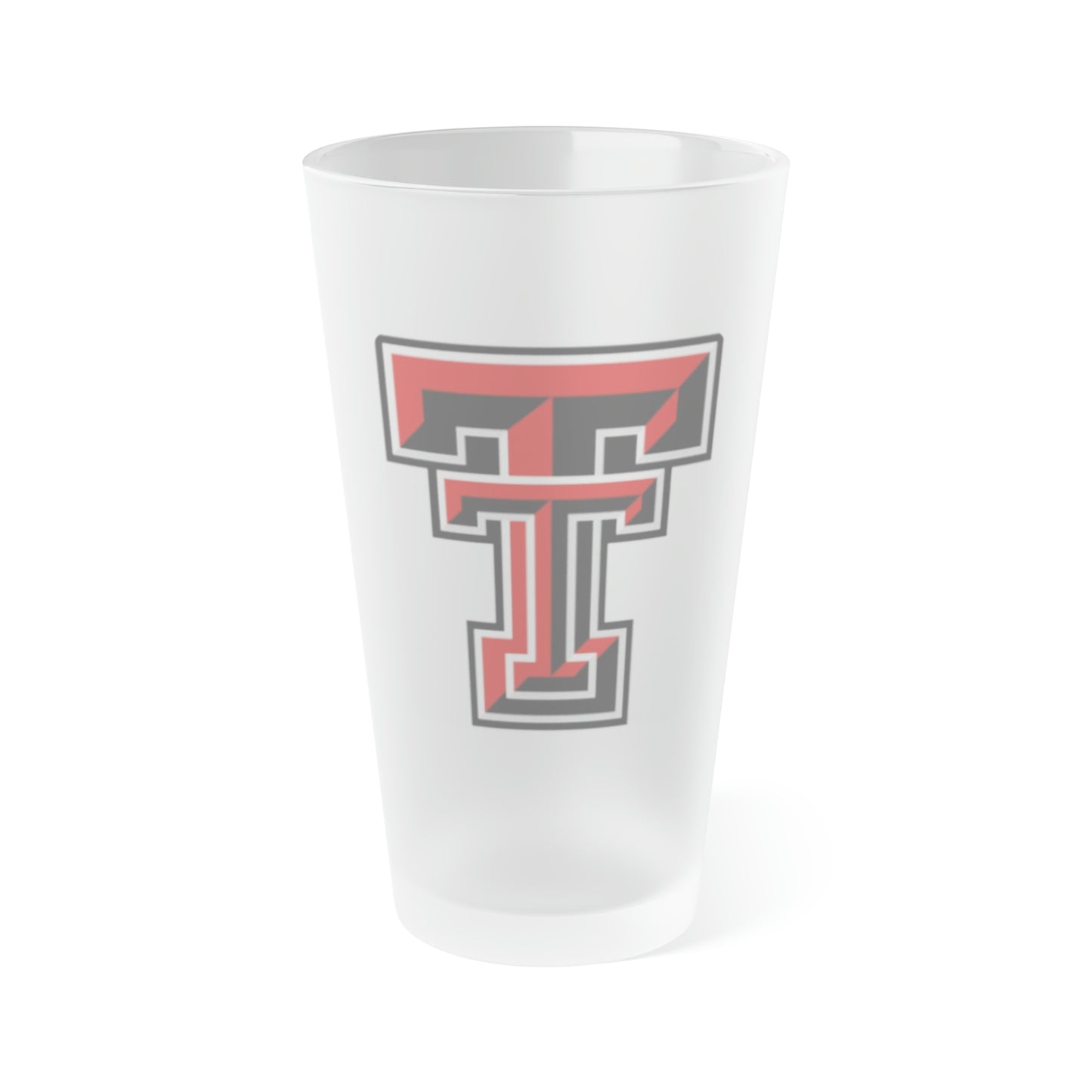 Texas Tech Frosted Pint Glass, 16oz