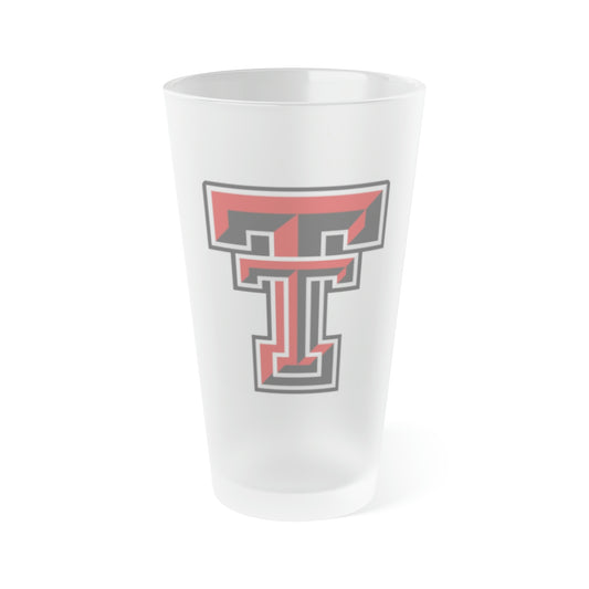 Texas Tech Frosted Pint Glass, 16oz
