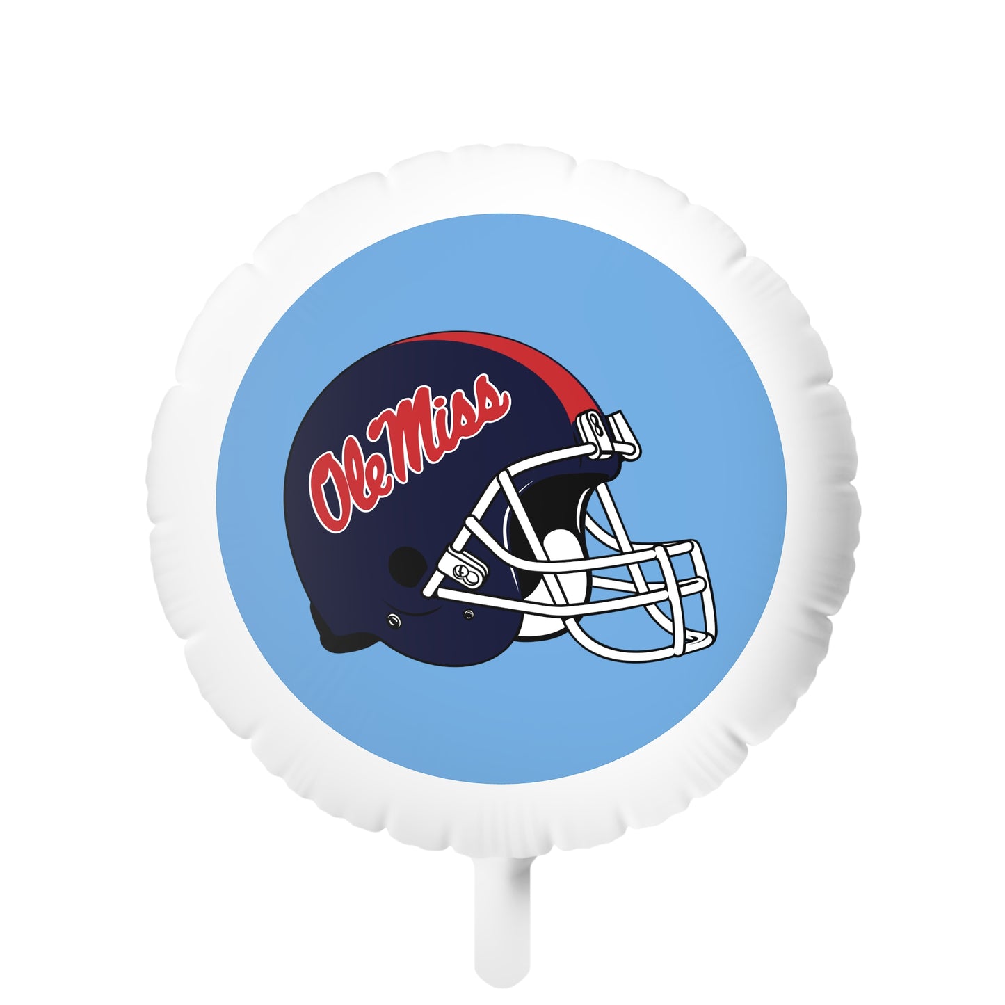 Ole Miss Football Helmet Mylar Helium Balloon