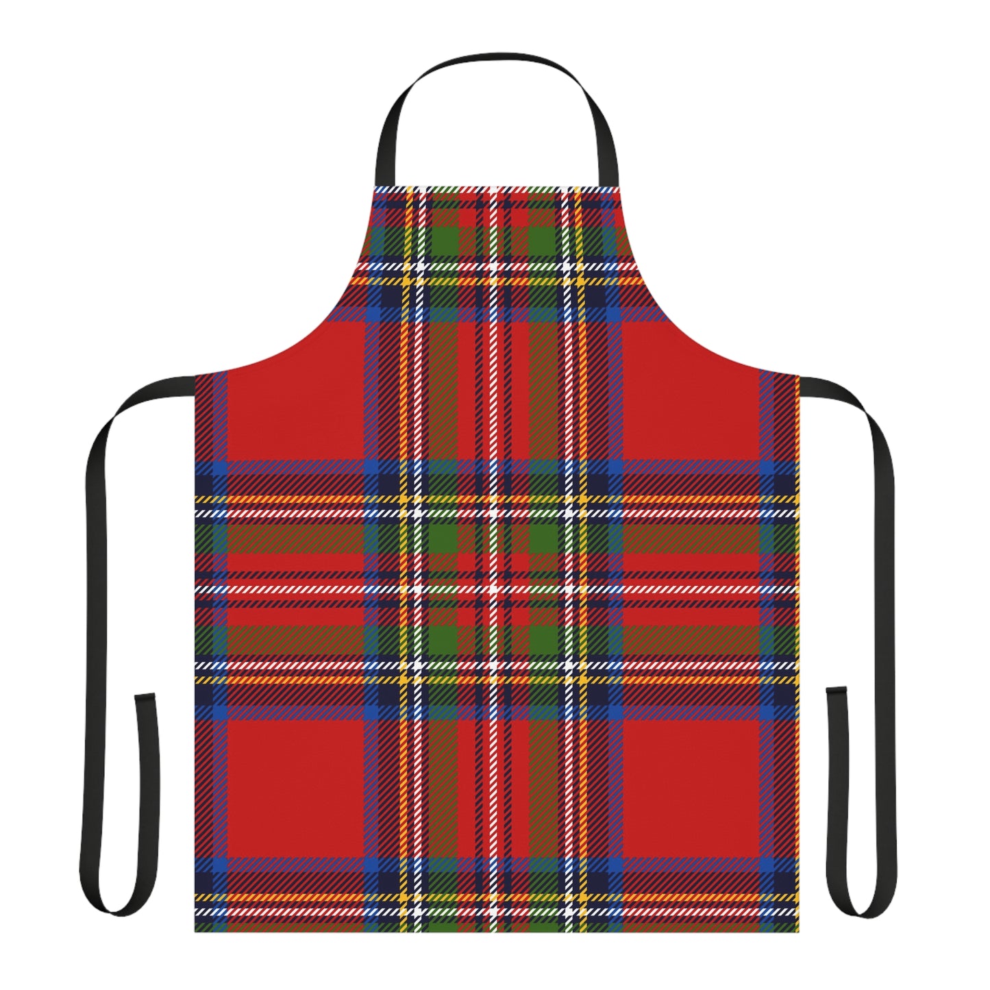 Red Plaid Apron (AOP)