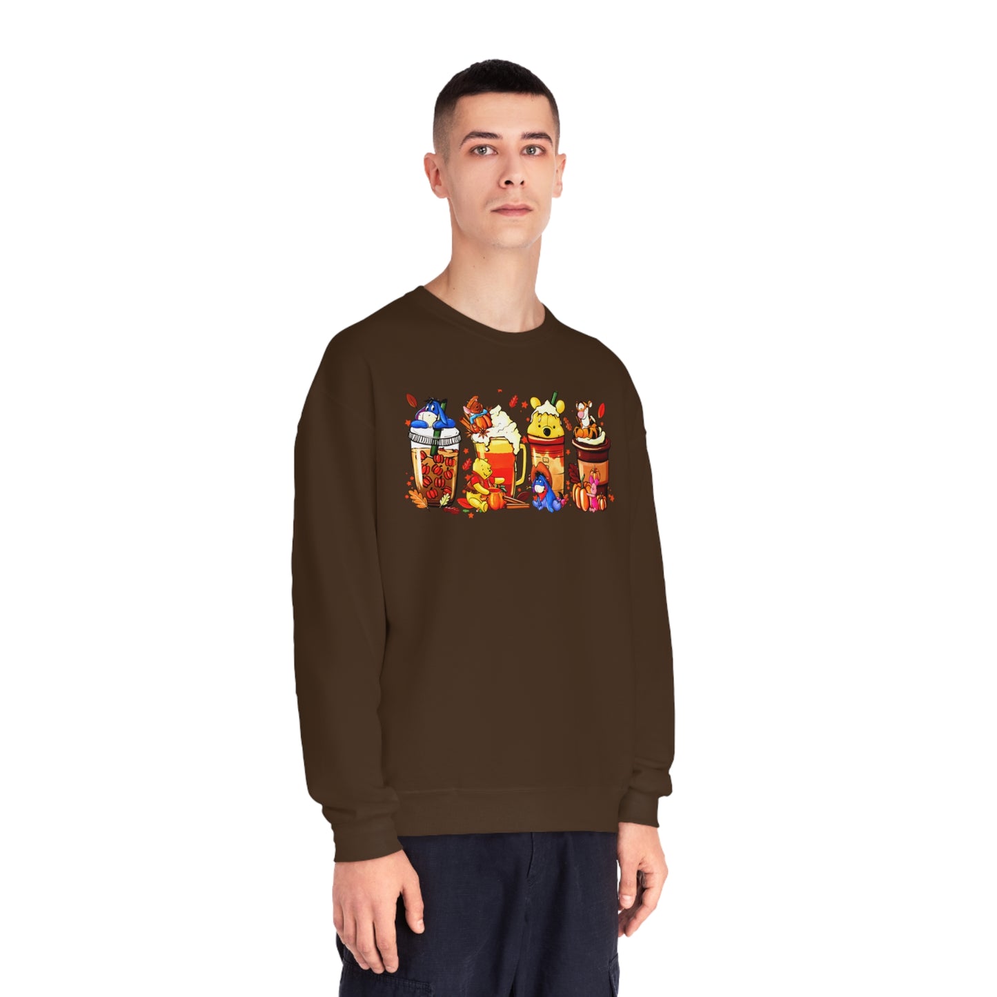 Pooh Bear Latte Unisex NuBlend® Crewneck Sweatshirt