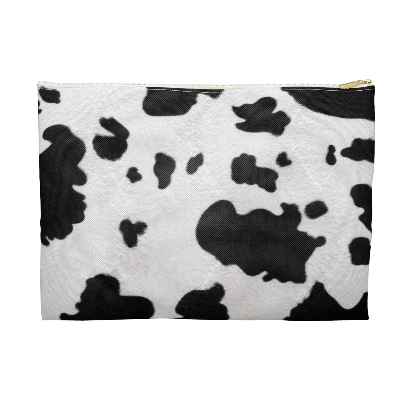 Cow Print Accessory Pouch