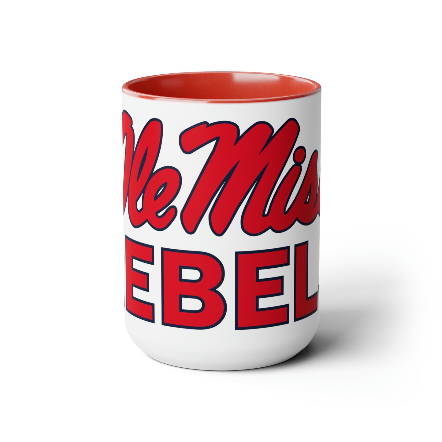 Ole Miss Rebels Two-Tone Coffee Mugs, 15oz