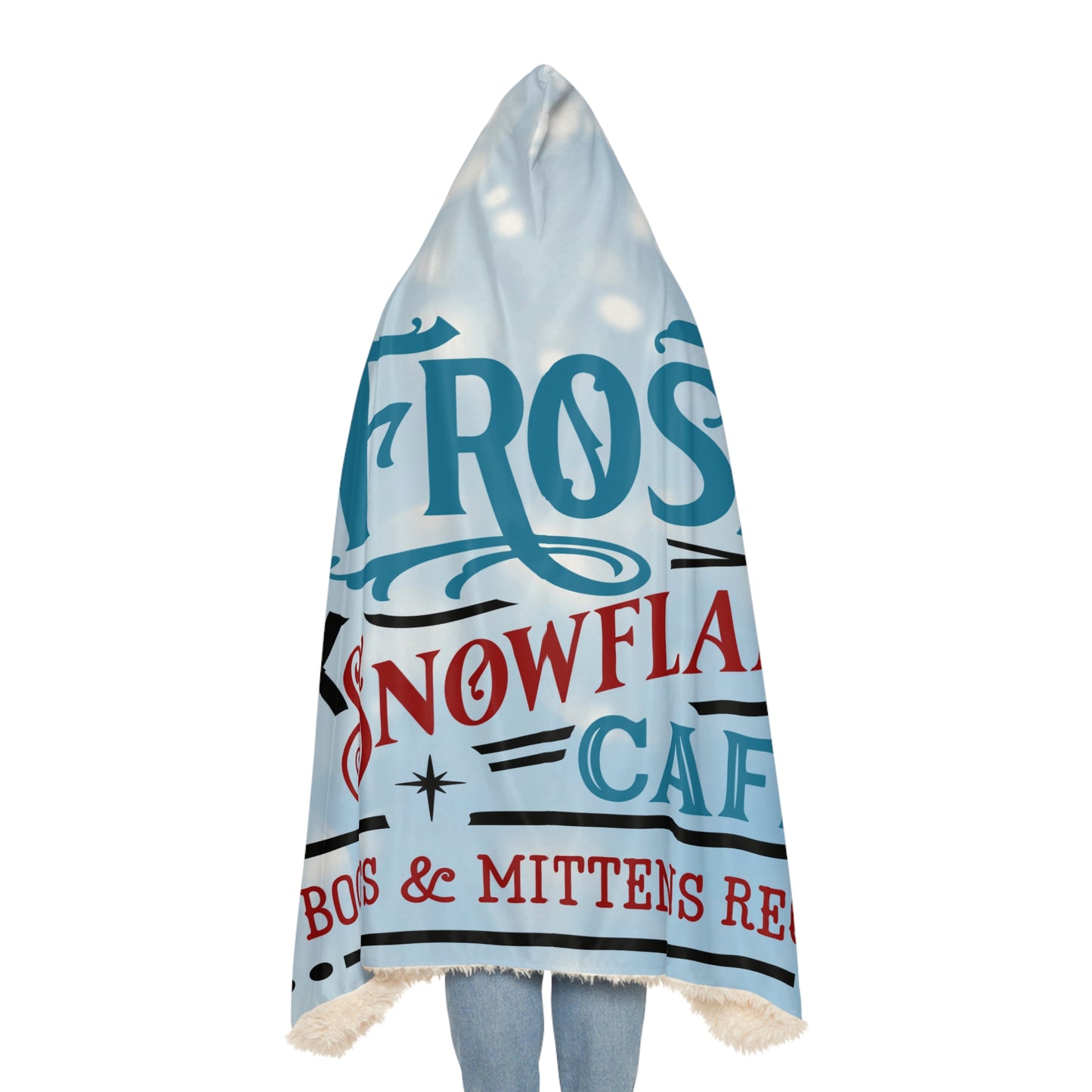 Frosty's Snowflake Cafe Snuggle Blanket