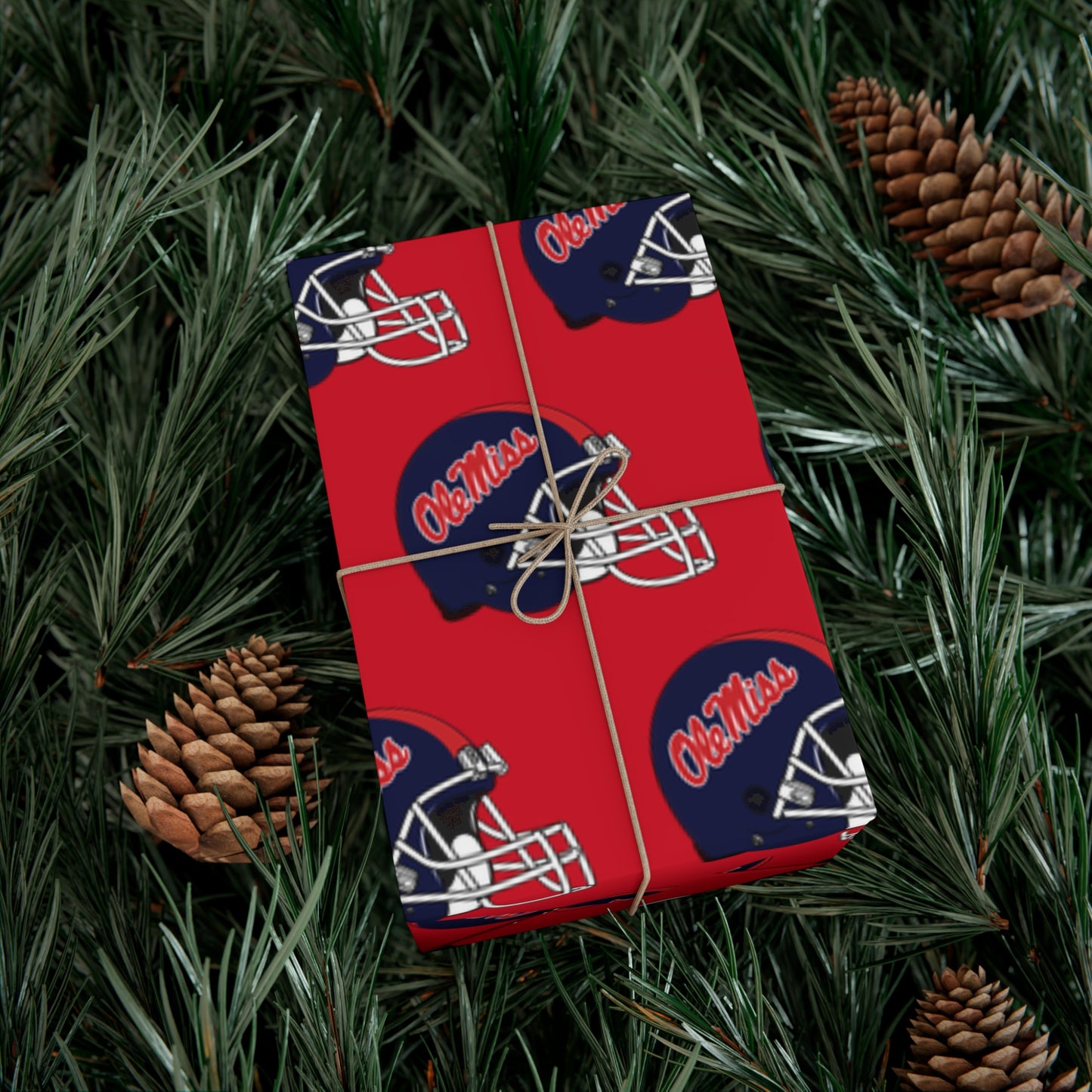 Ole Miss Football Gift Wrap Papers