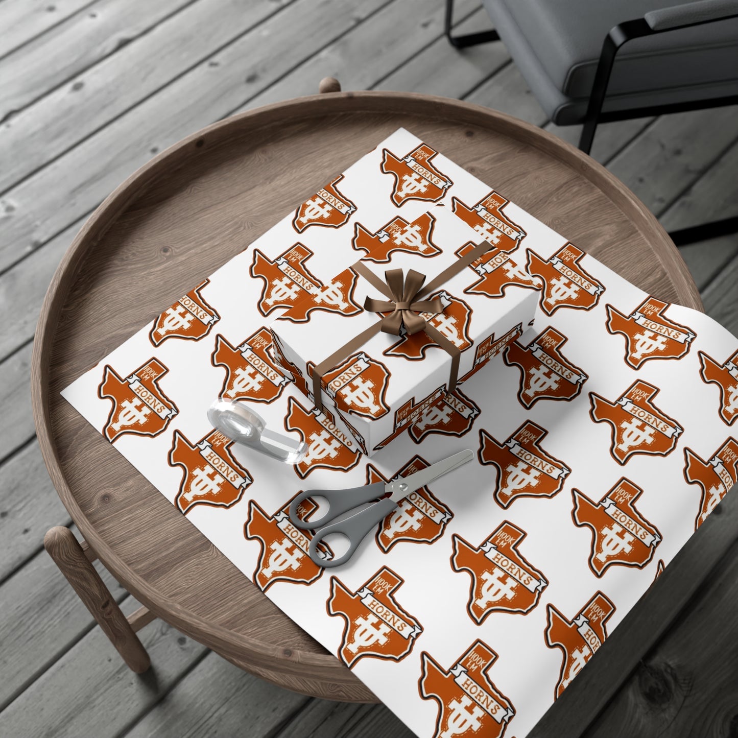 Hook em Horns UT Gift Wrap Papers