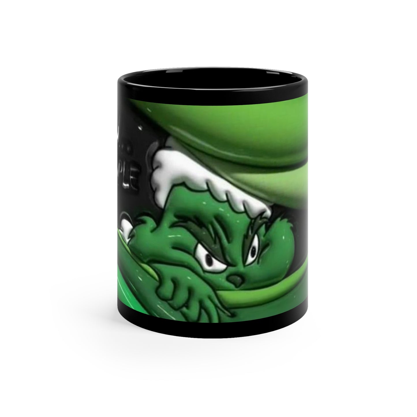 Grinch 11oz Black Mug