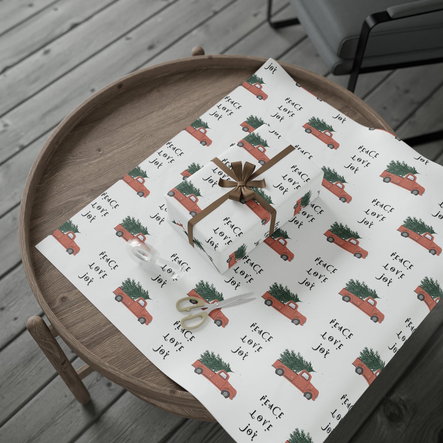 Peace Love Joy Wrapping Paper