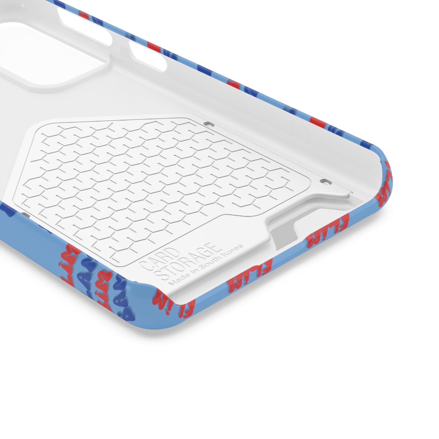 iPhone and Samsung Flim Flam Bim Bam (BLUE) Phone Case With Card Holder